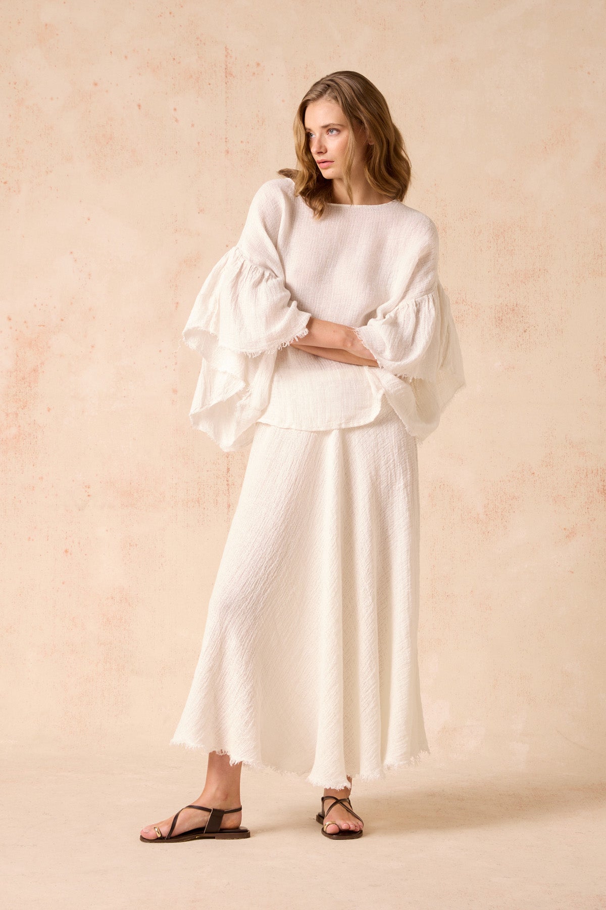 The Corsica Top - Panna White