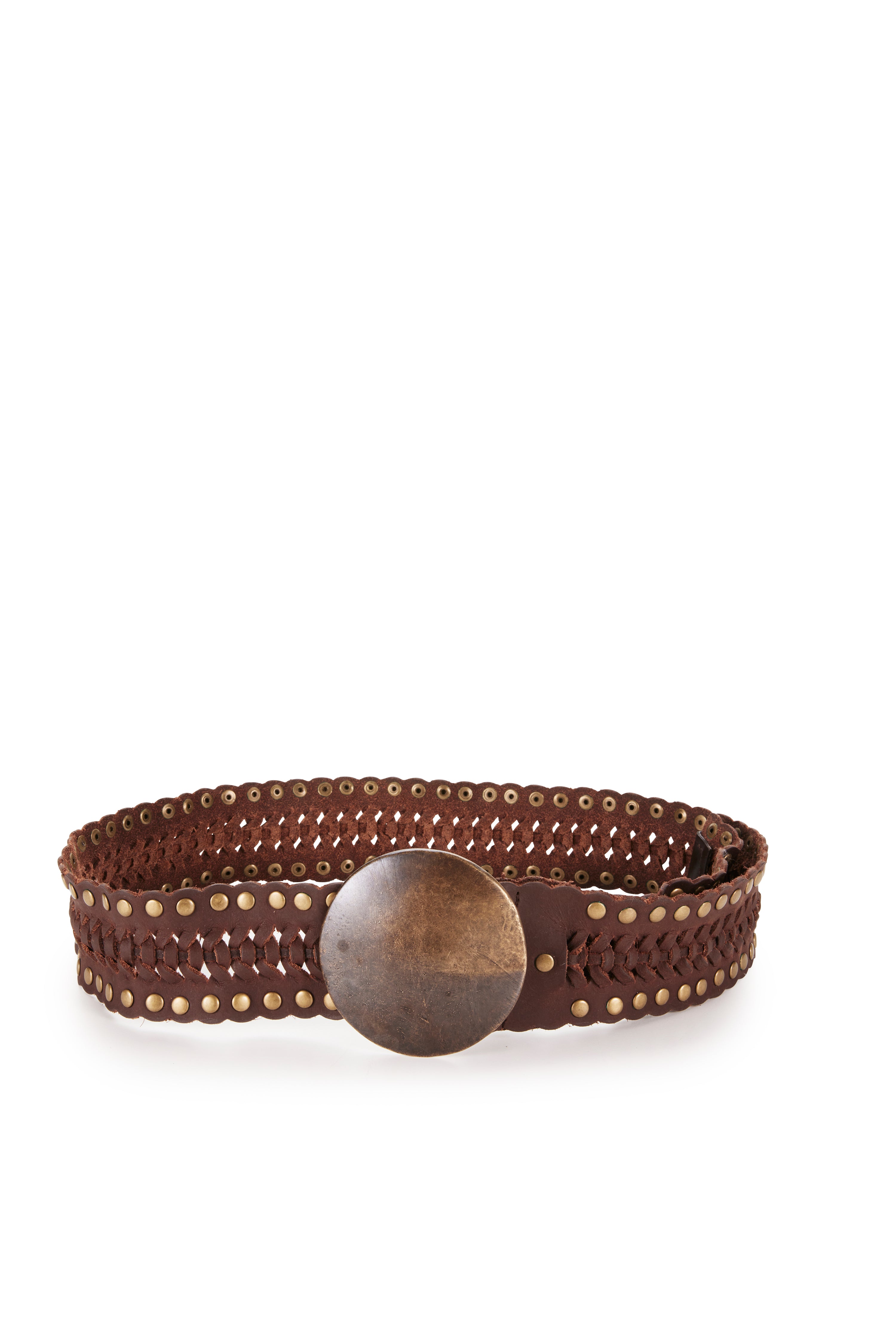 Interlace Belt - Chocolate