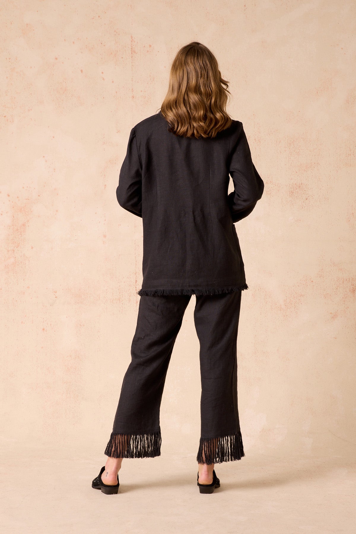 Fringe Jacket - Black