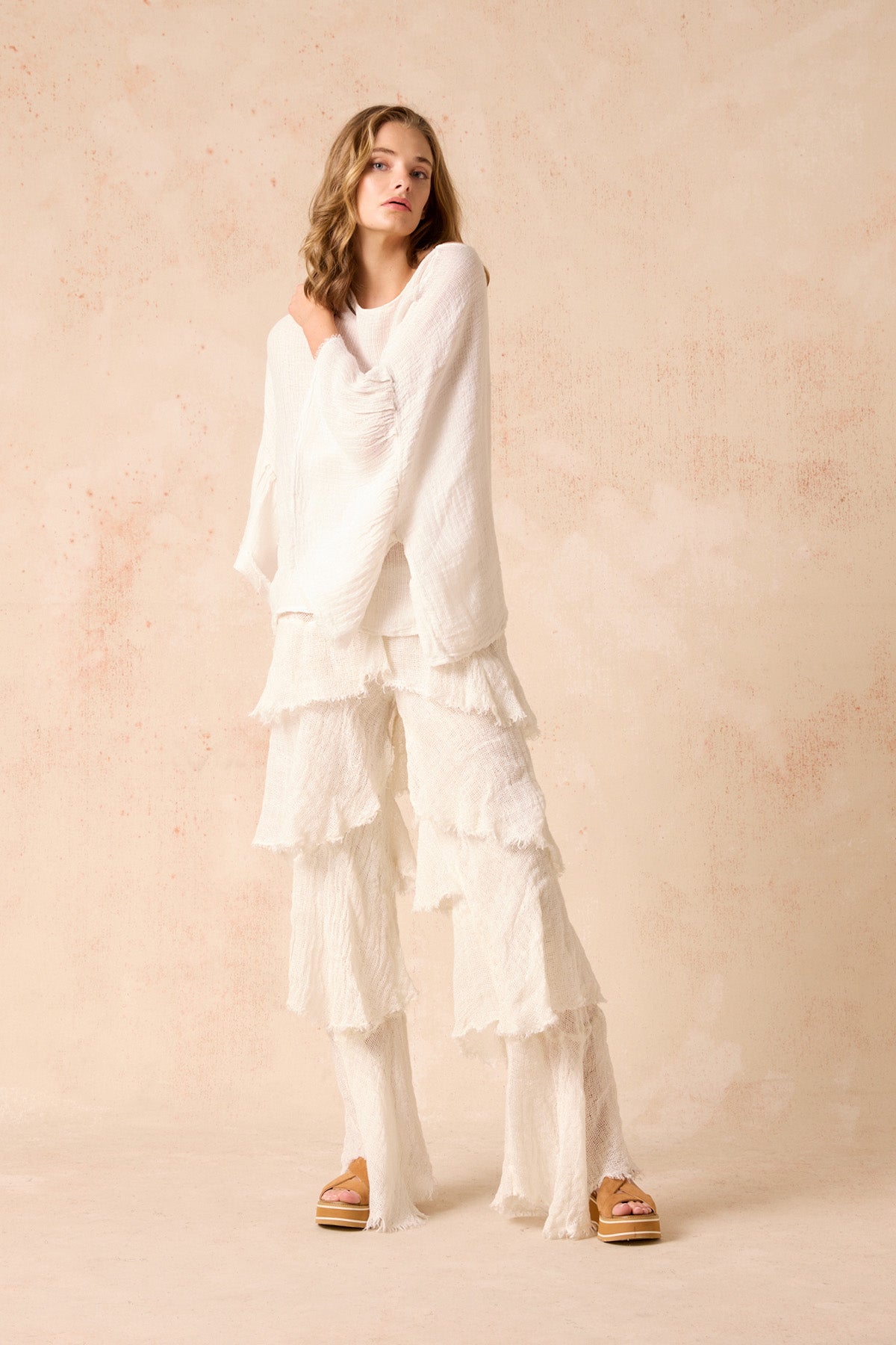 Gioiello Pant - Rete Panna