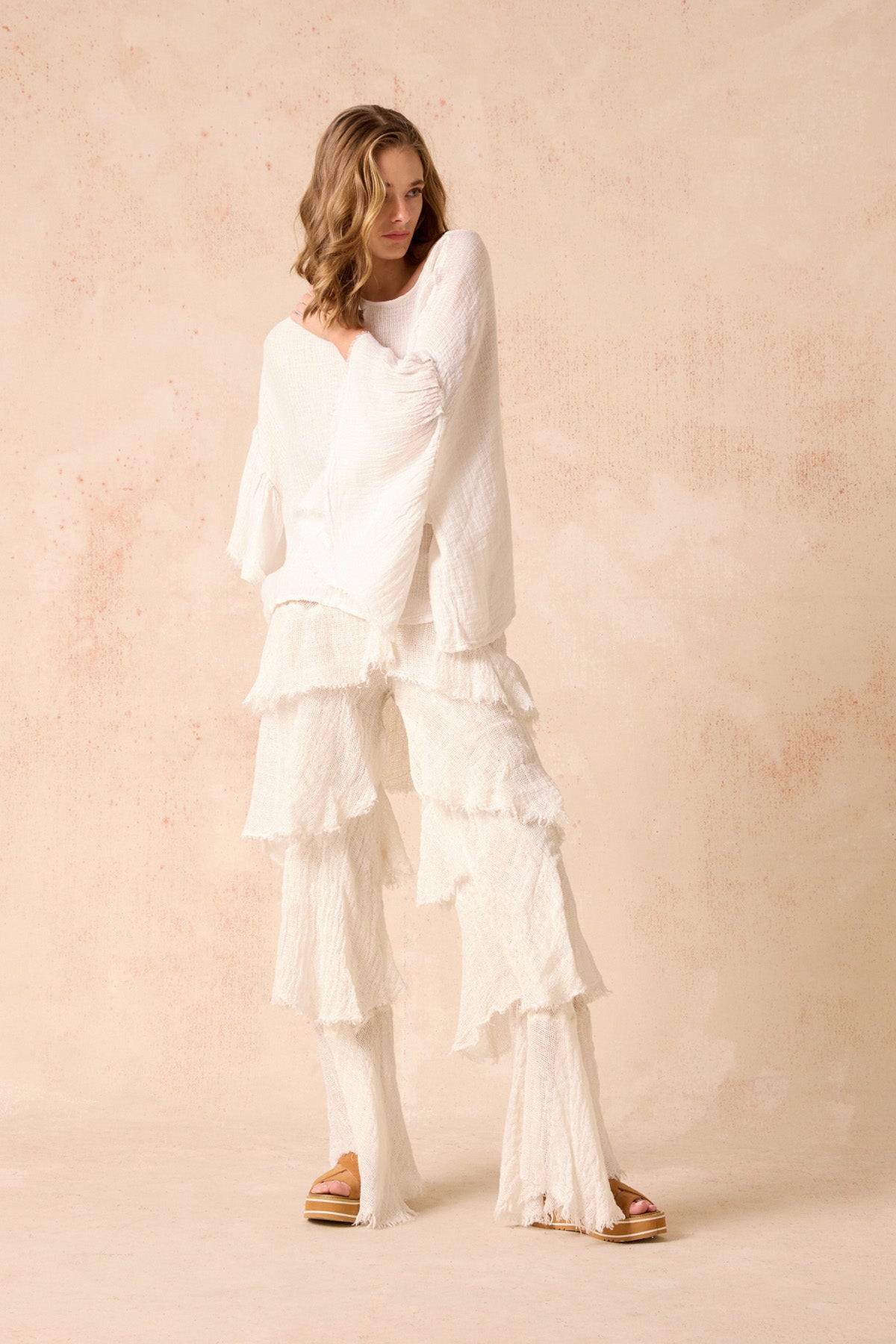 The Corsica Top - Panna White