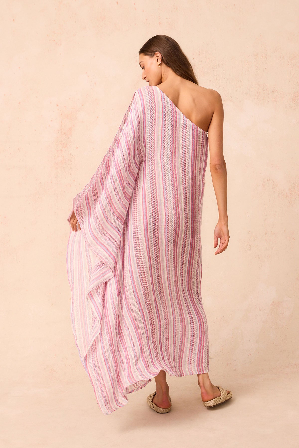 Grecian Maxi Dress - Pampa Stripe
