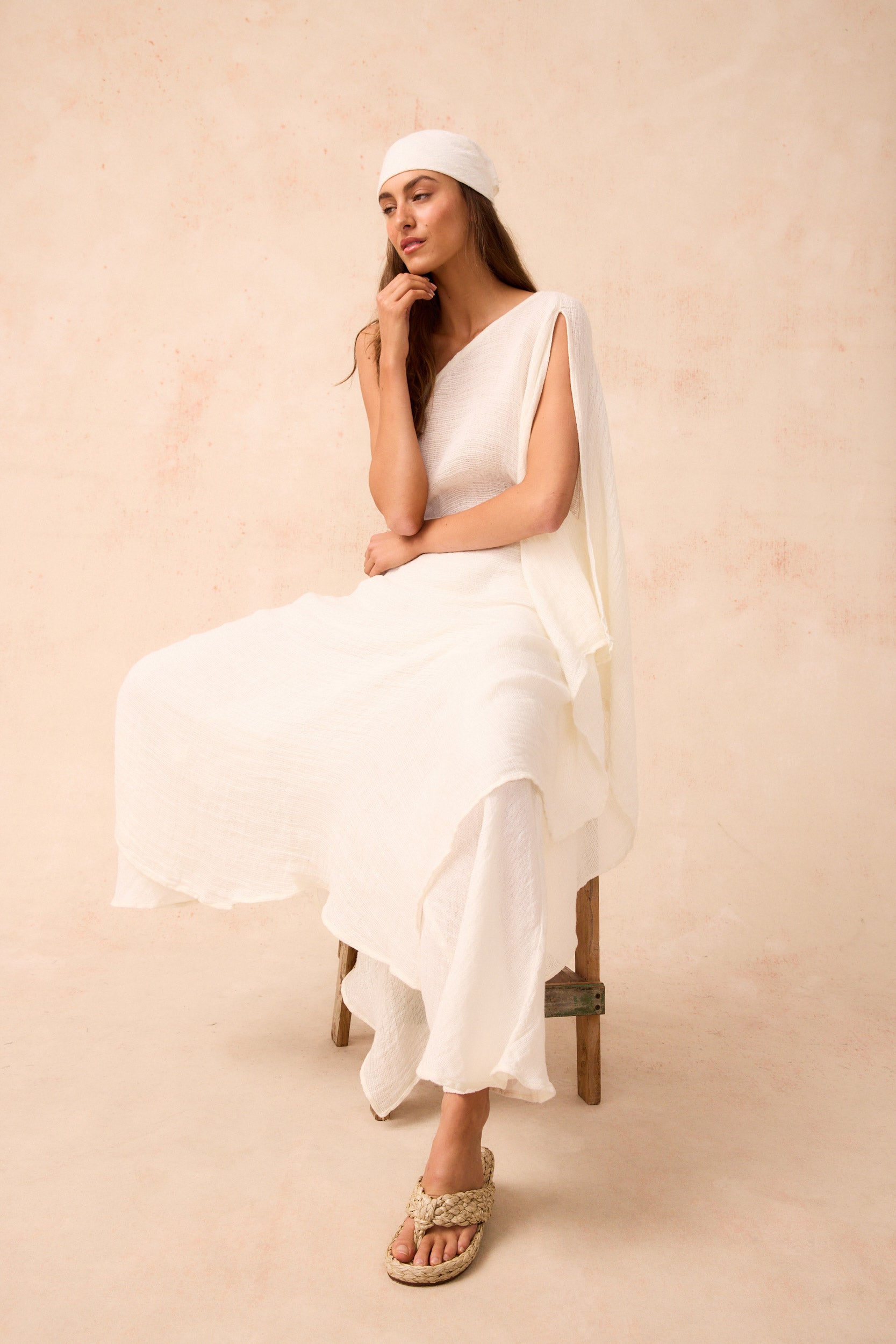 Grecian Maxi Dress - Samba Panna