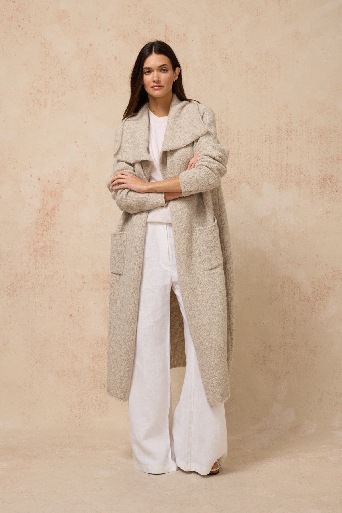 Descendant Coat - Pearl Grey