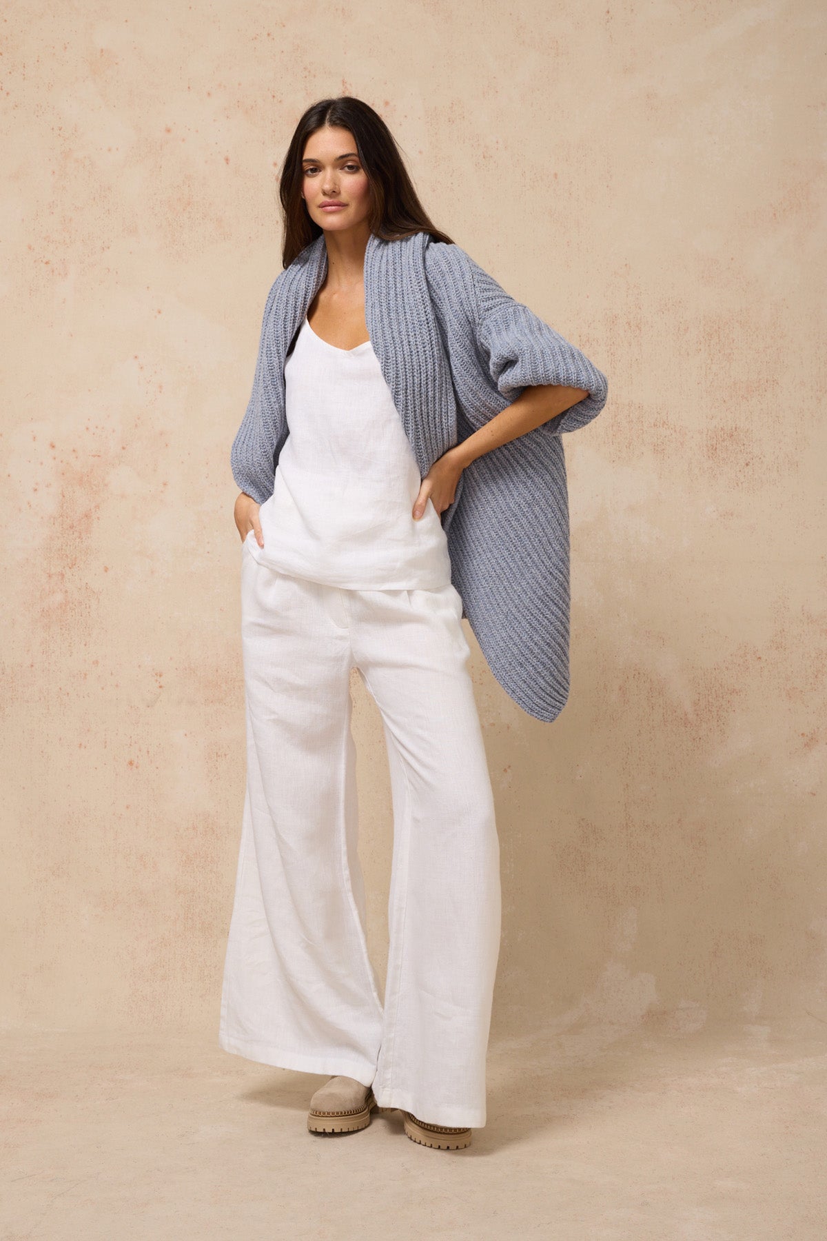Gusty Wool Jacket - Light Denim