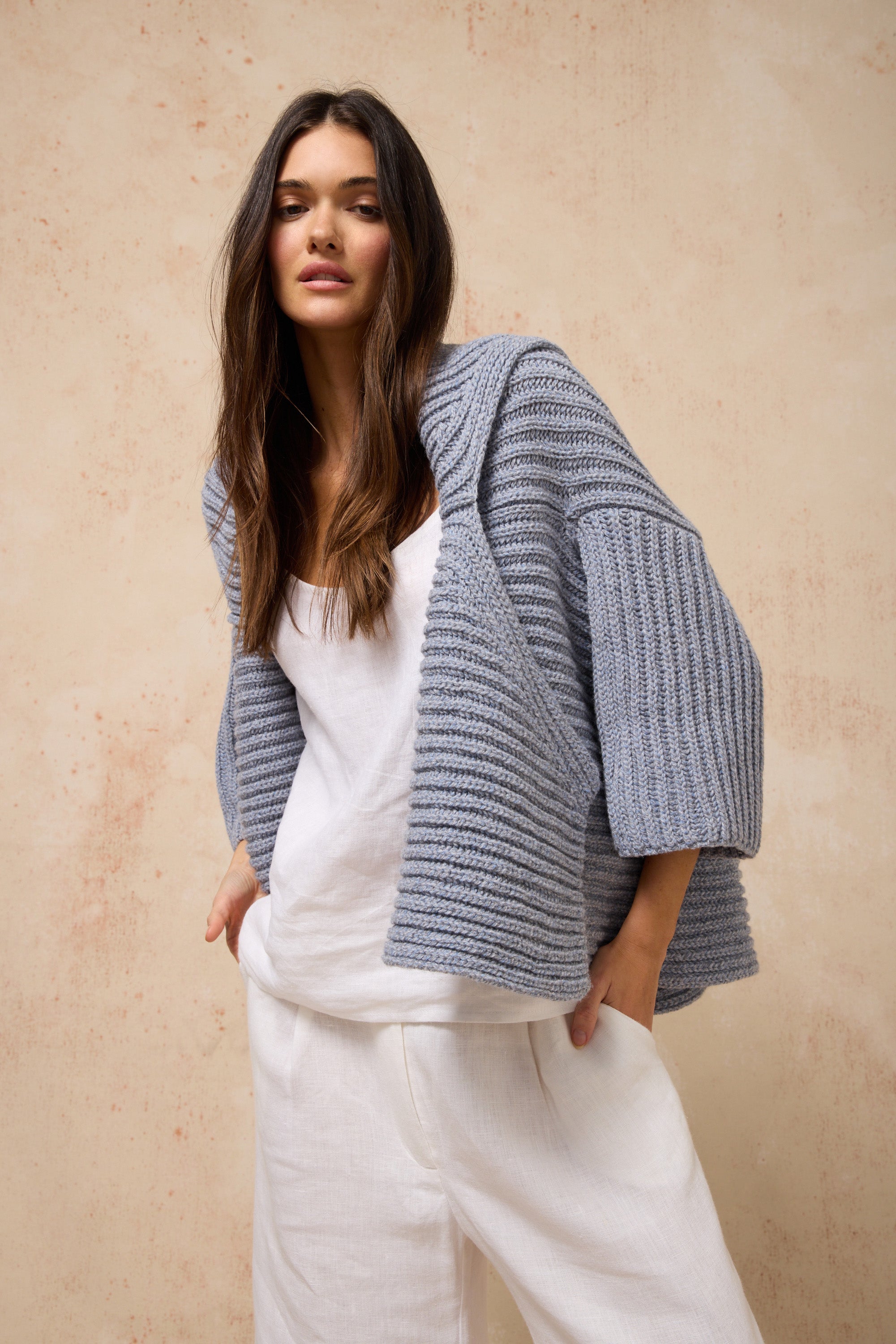 Gusty Wool Jacket - Light Denim