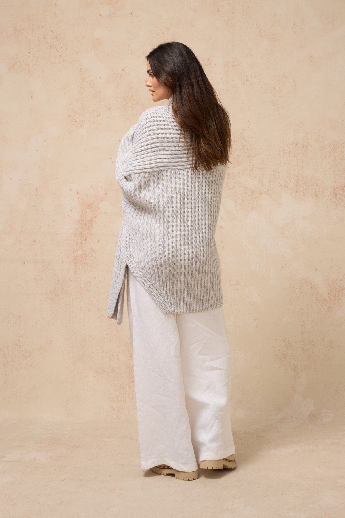Gusty Wool Jacket - Oyster