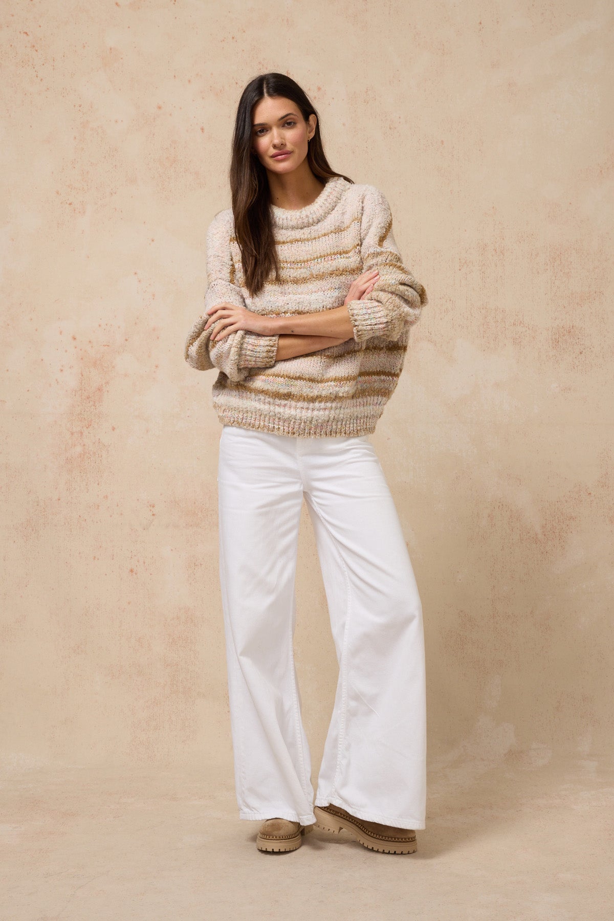 Zephyr Sweater - Stone Multi
