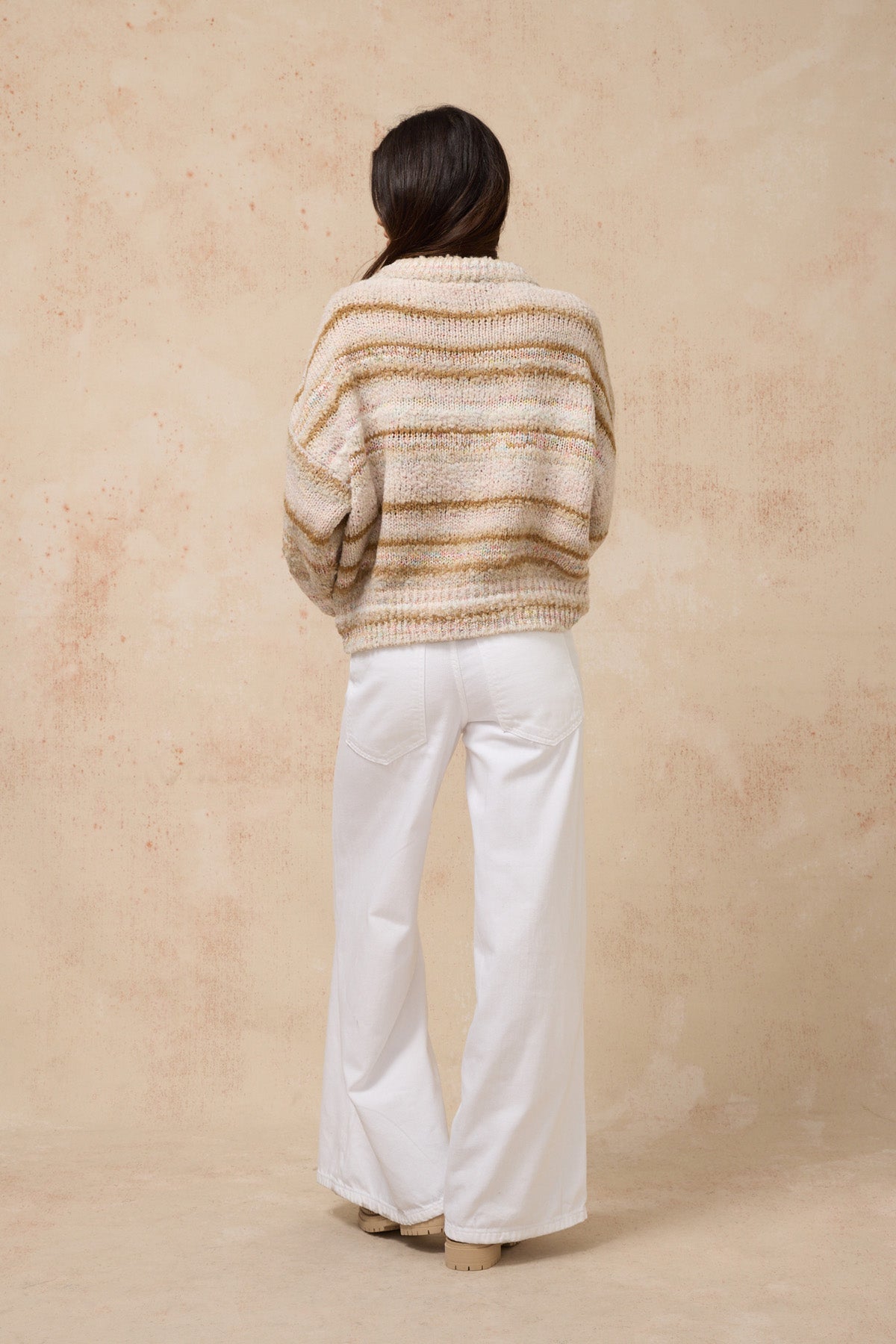 Zephyr Sweater - Stone Multi