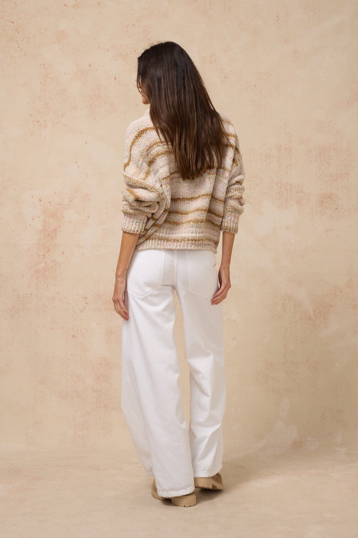 Zephyr Sweater - Stone Multi