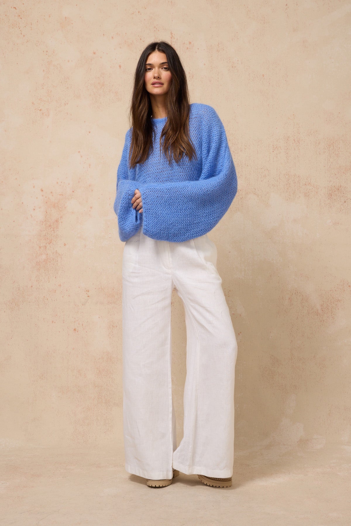 Playa Sweater - Cornflower Blue