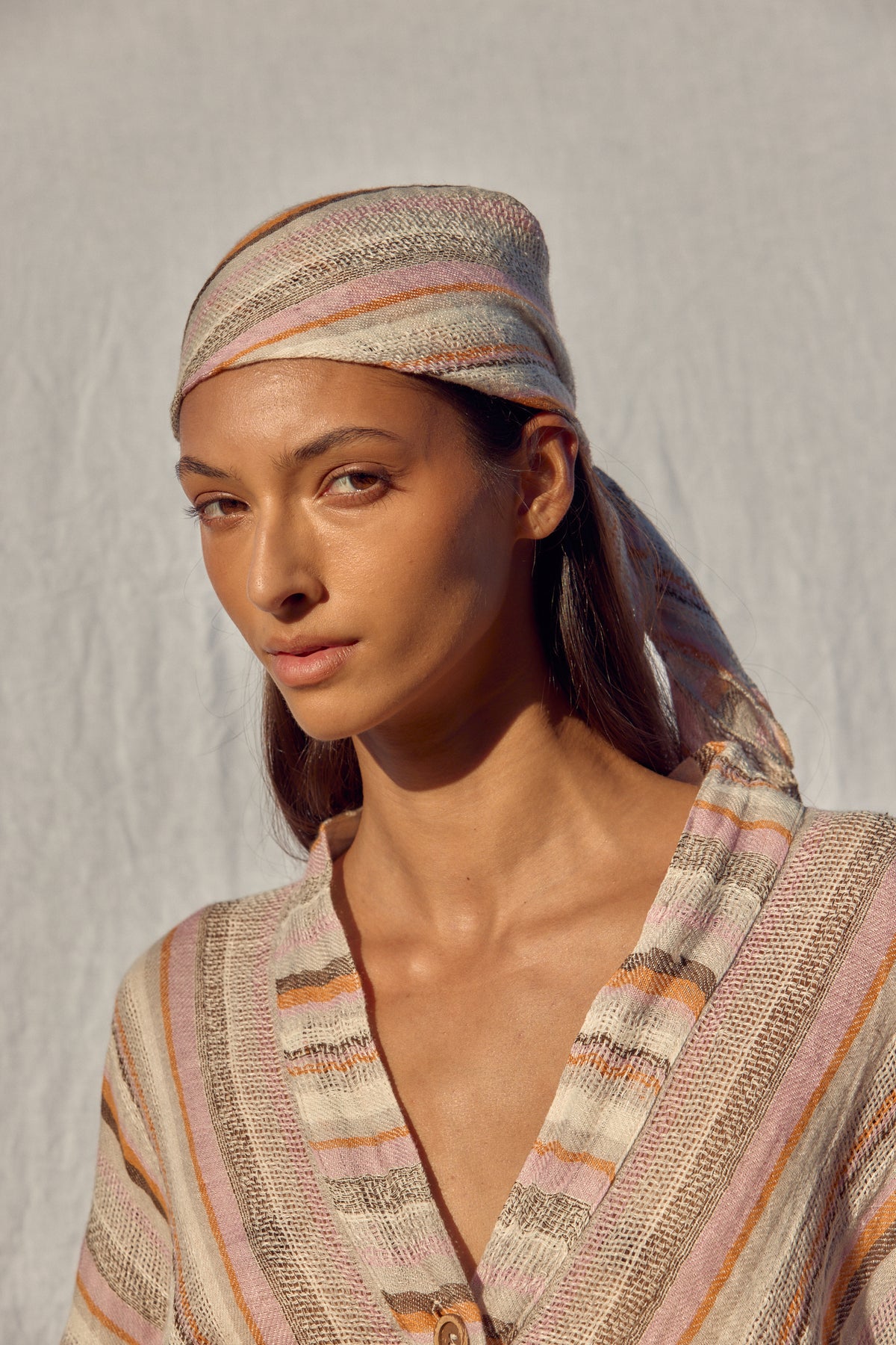 Les Tropics Scarf - Fez Stripe