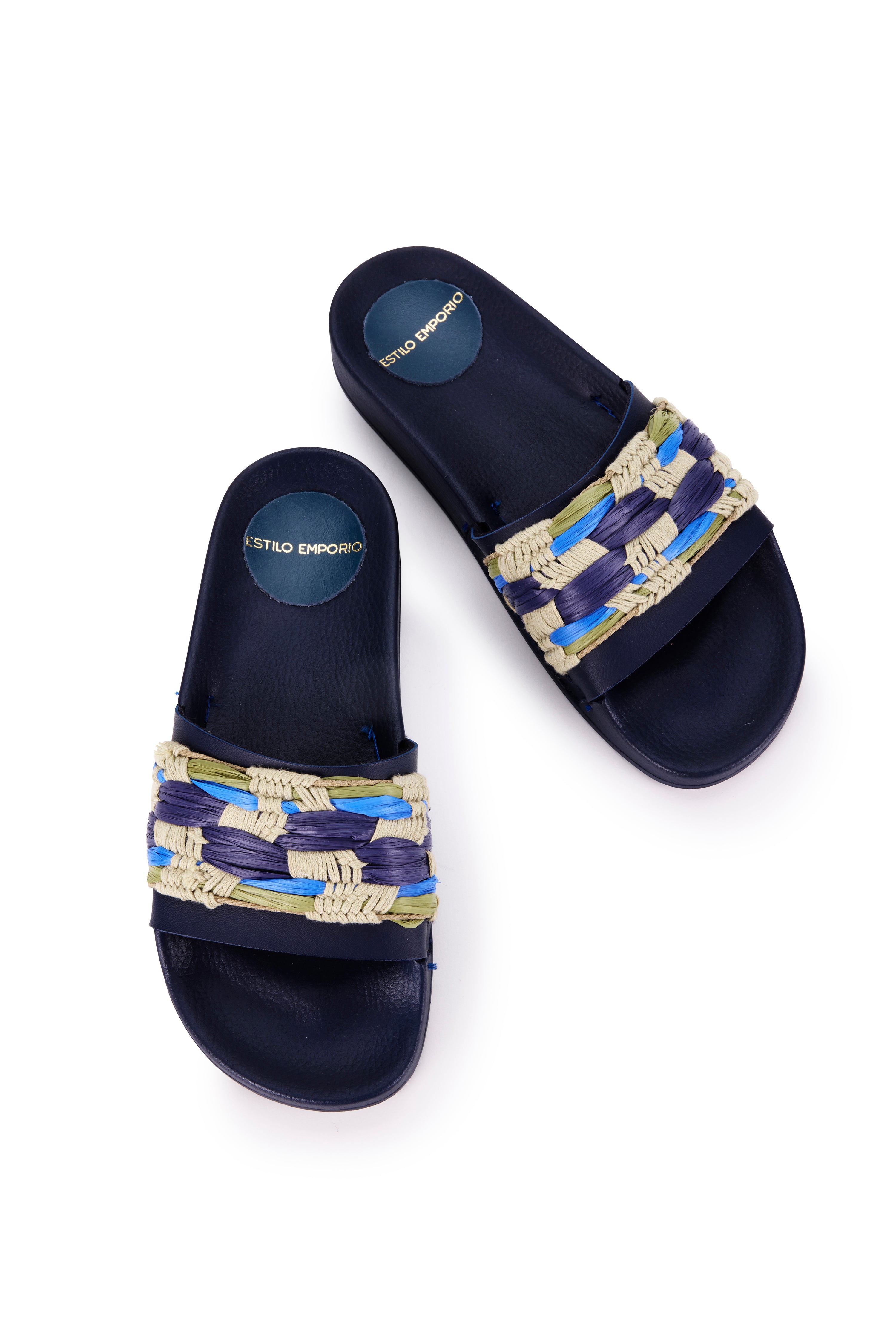 Malibu Slide - Blue Multi - LAST PAIR - Size 37