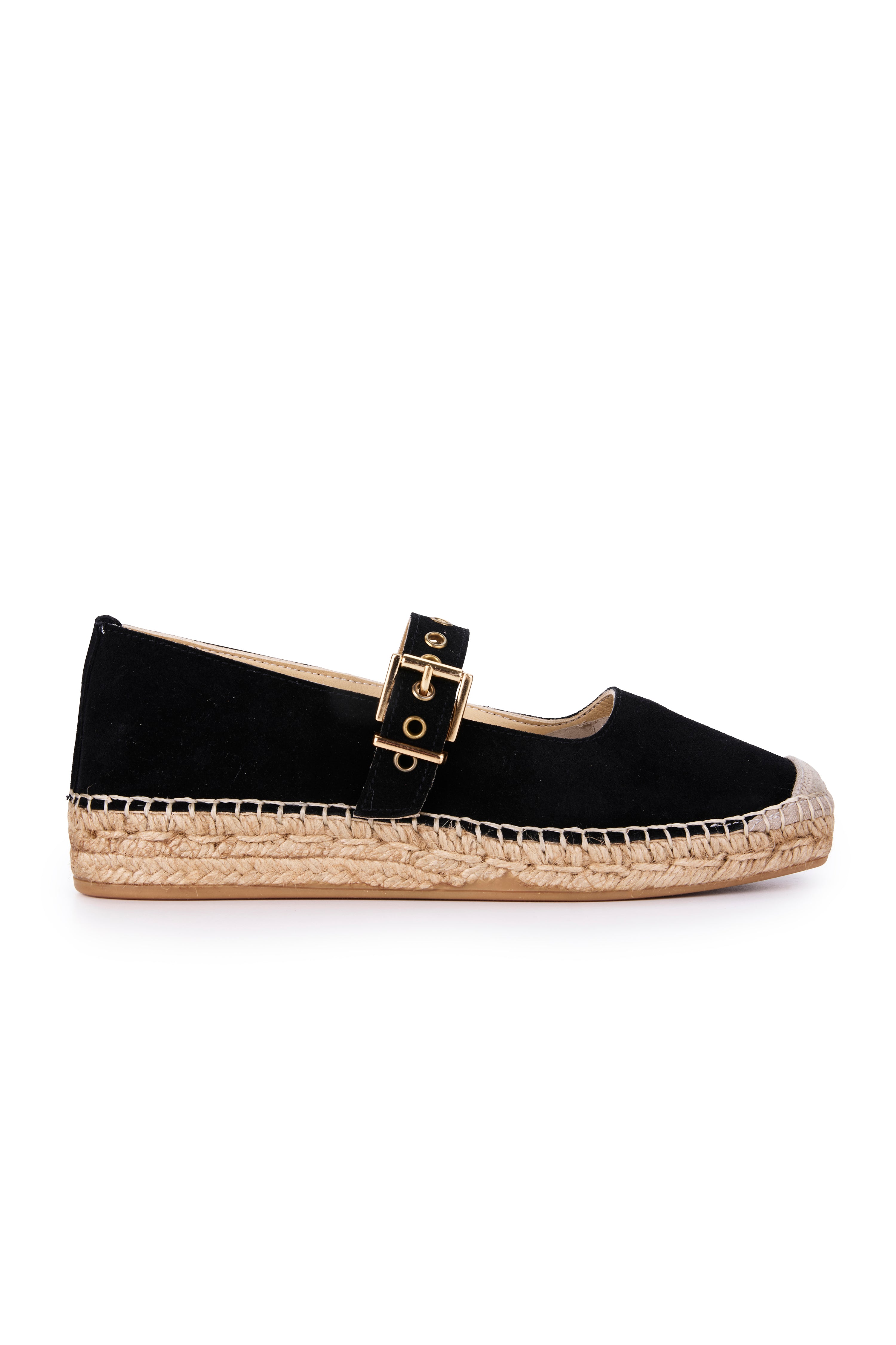 Margeux Espadrille Flat - Black