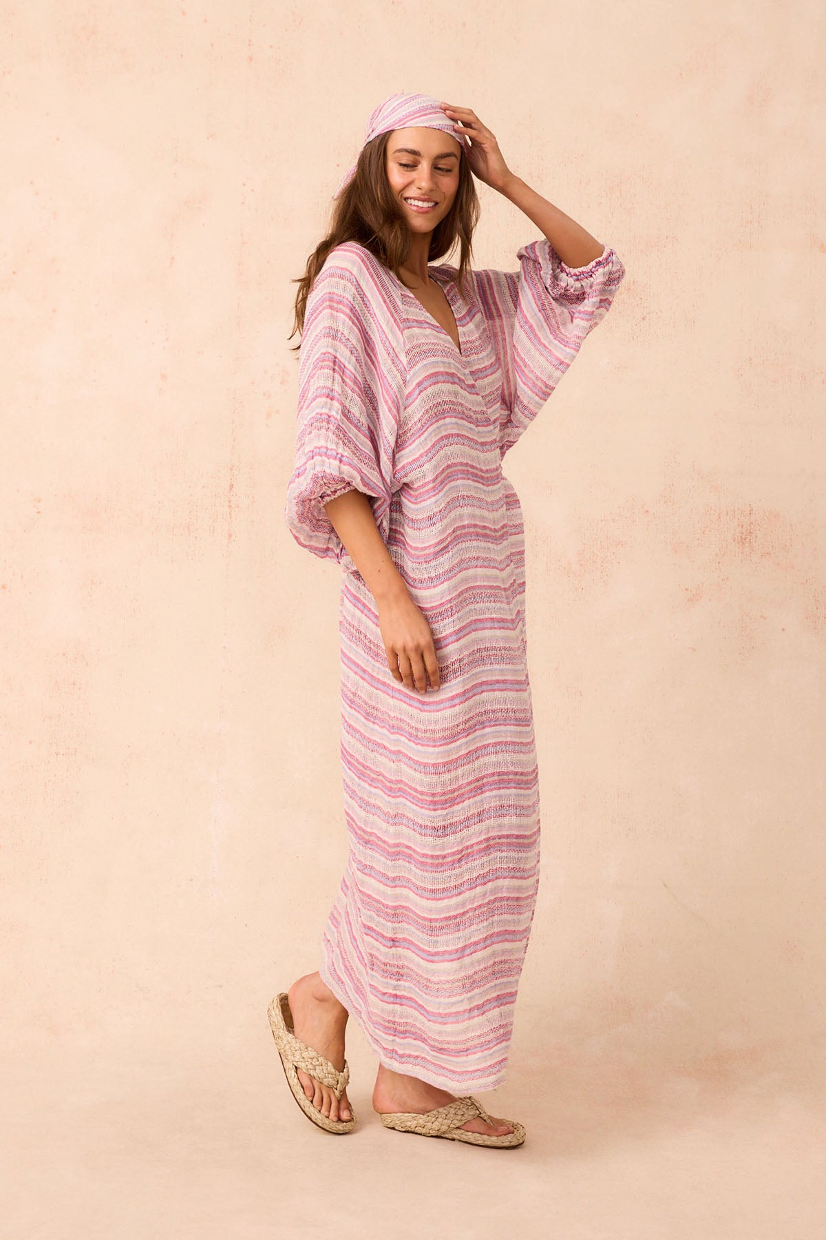 Lino Bandana - Pampa Stripe