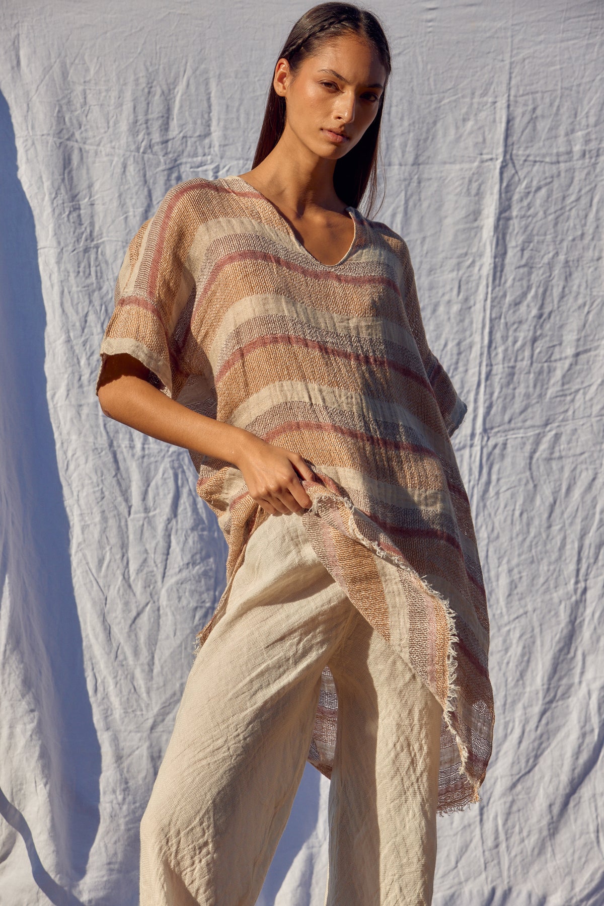 Miramare Dress - Bacco Stripe
