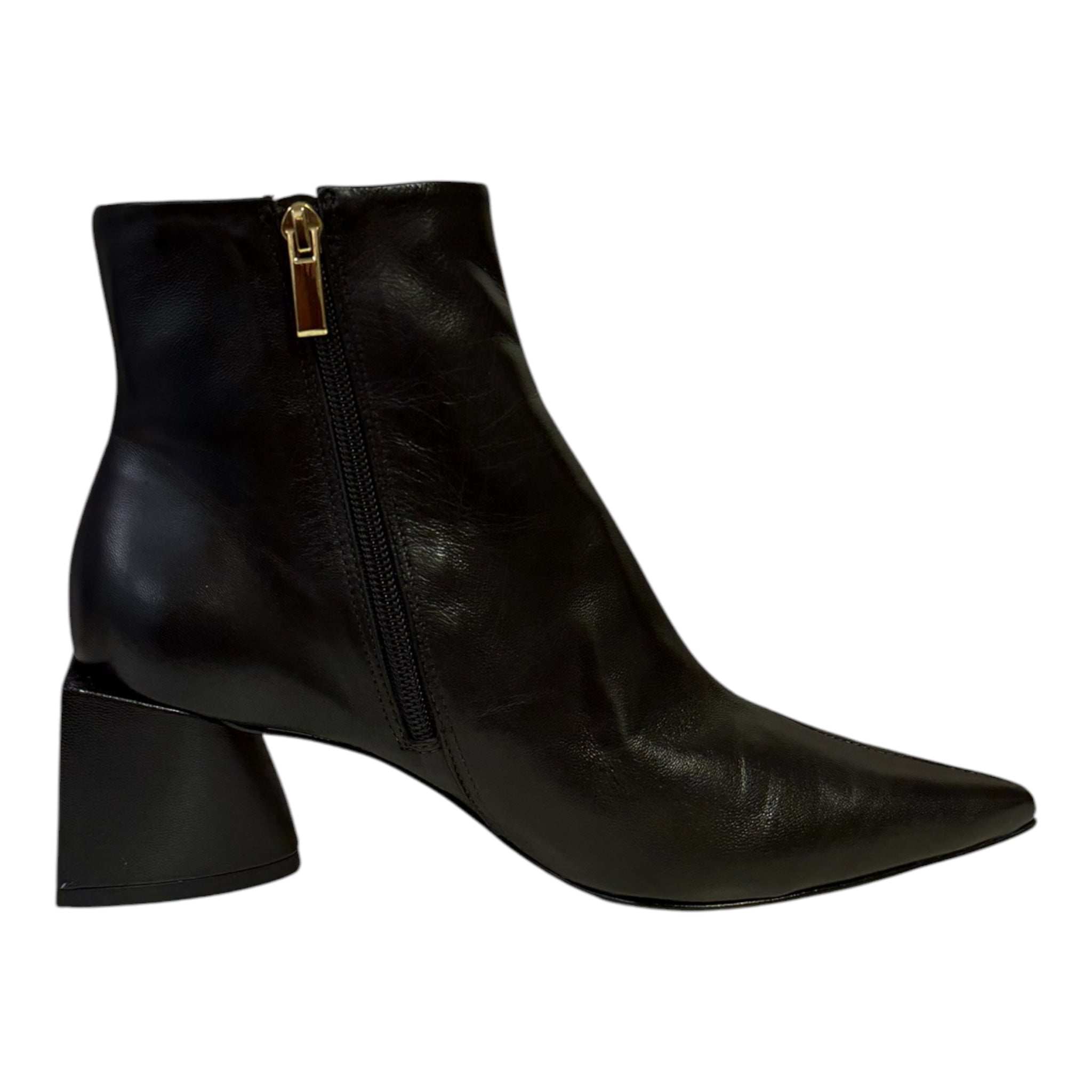 Block Heel Boot - Black