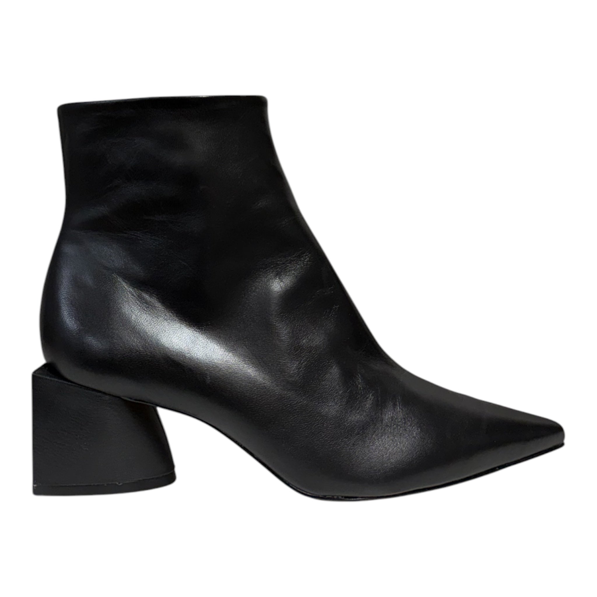 Block Heel Boot - Black