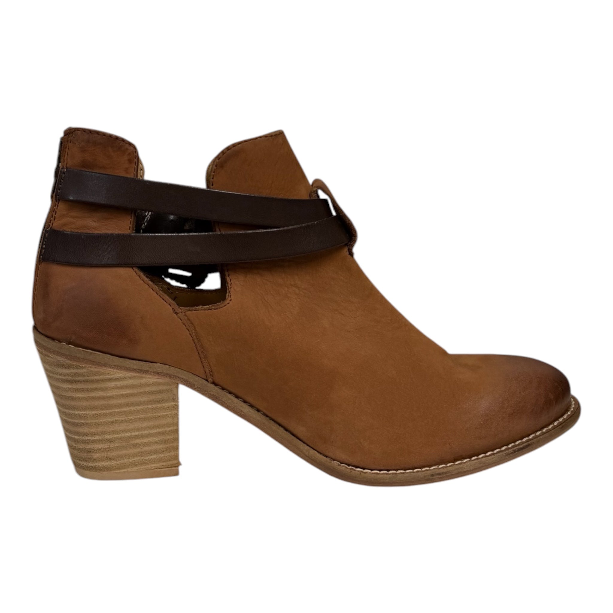 Concho Ankle Boots - Tan
