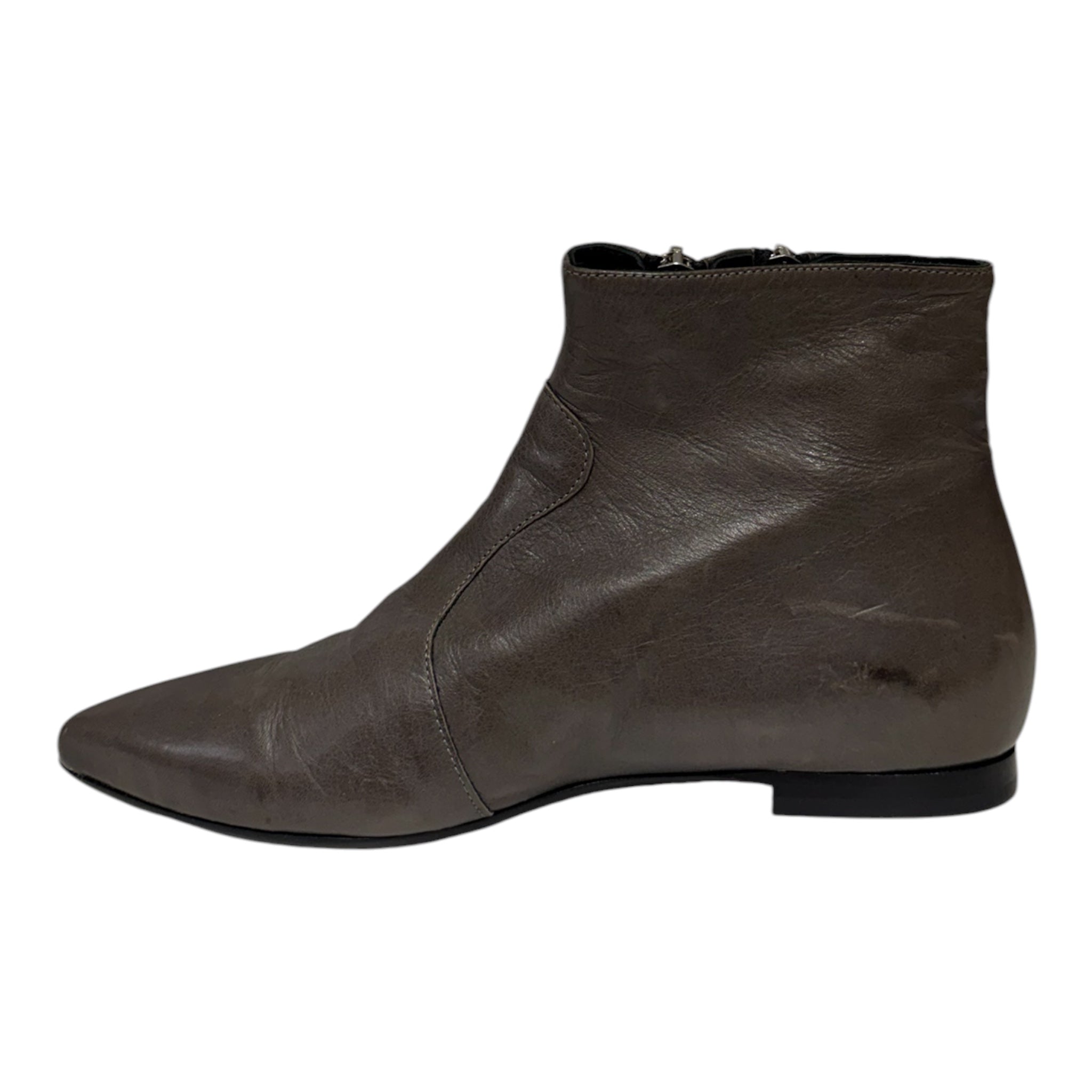 Double Zip Boot - Graphite