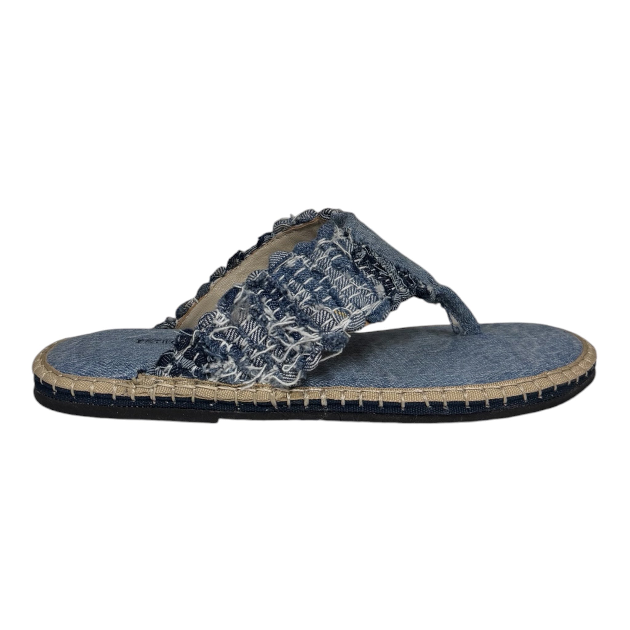 Denim Slides - Upcycled Denim