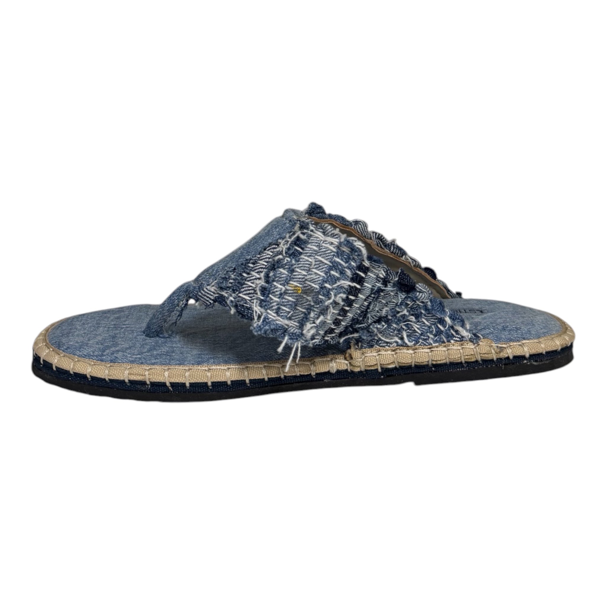 Denim Slides - Upcycled Denim