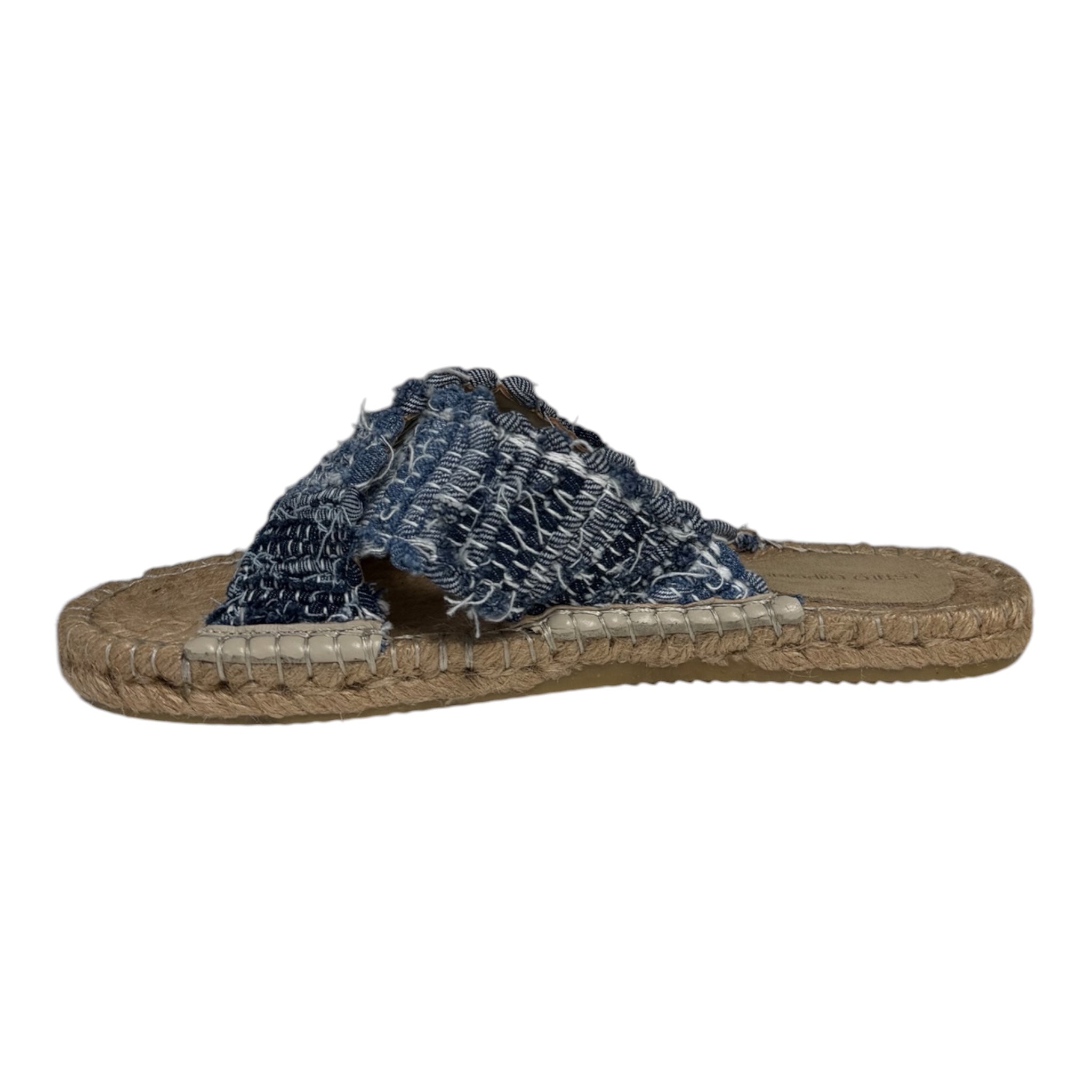 Crossover Slides - Upcycled Denim