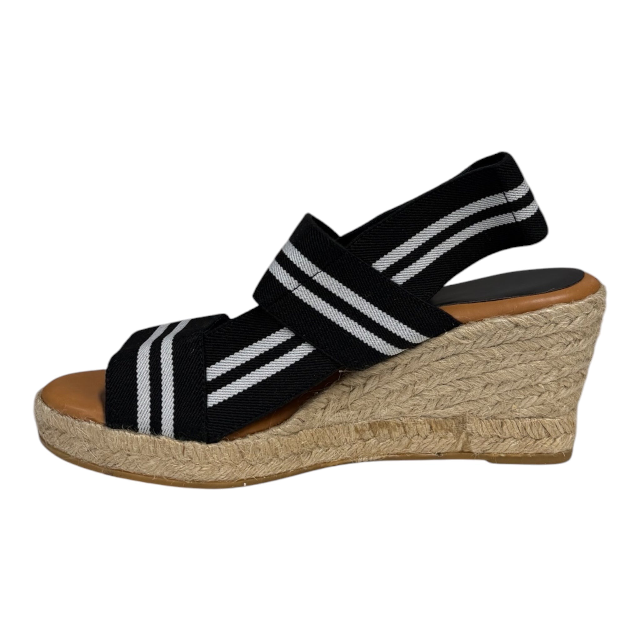 Elastico Espadrille - Black and Natural