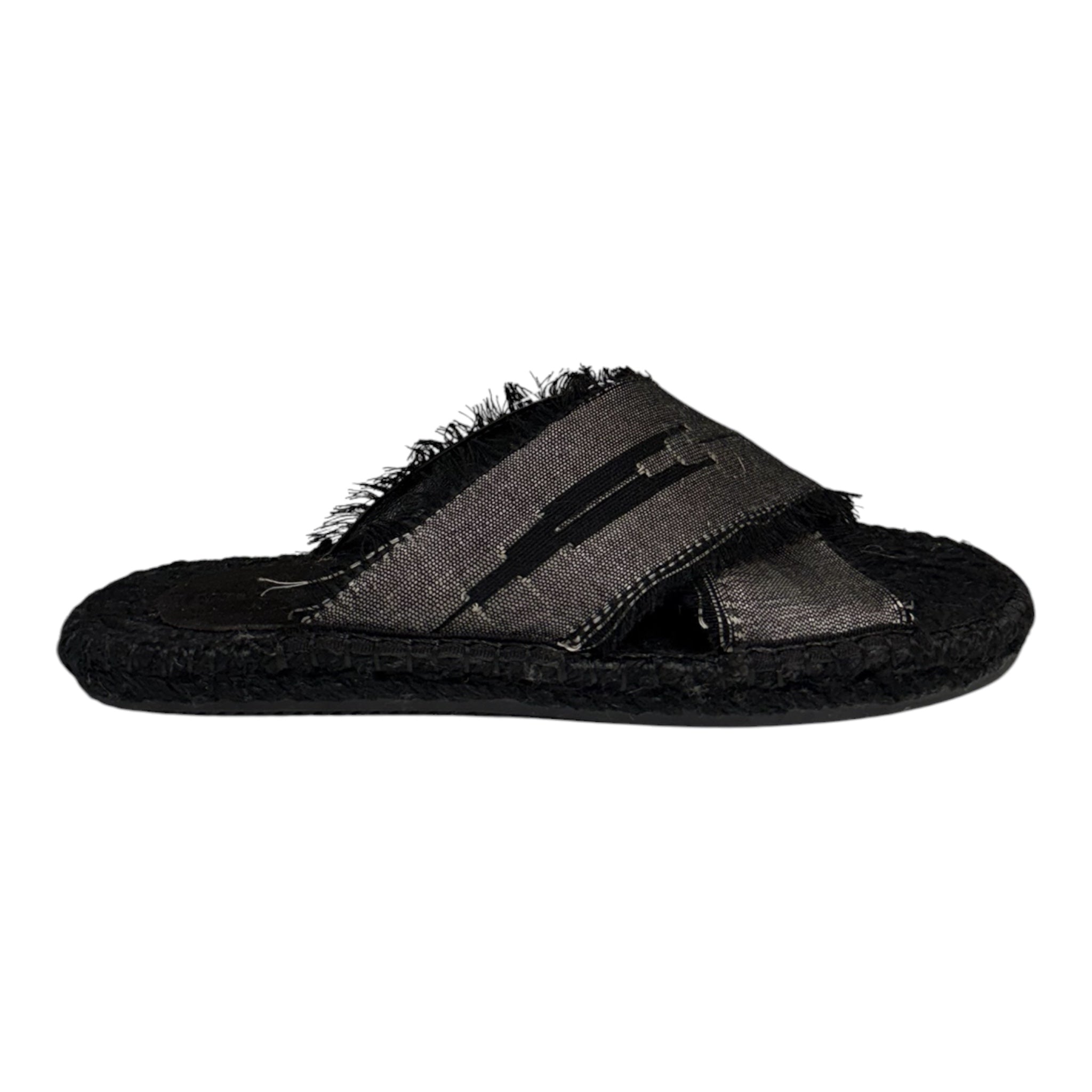 Linen Slides - Black