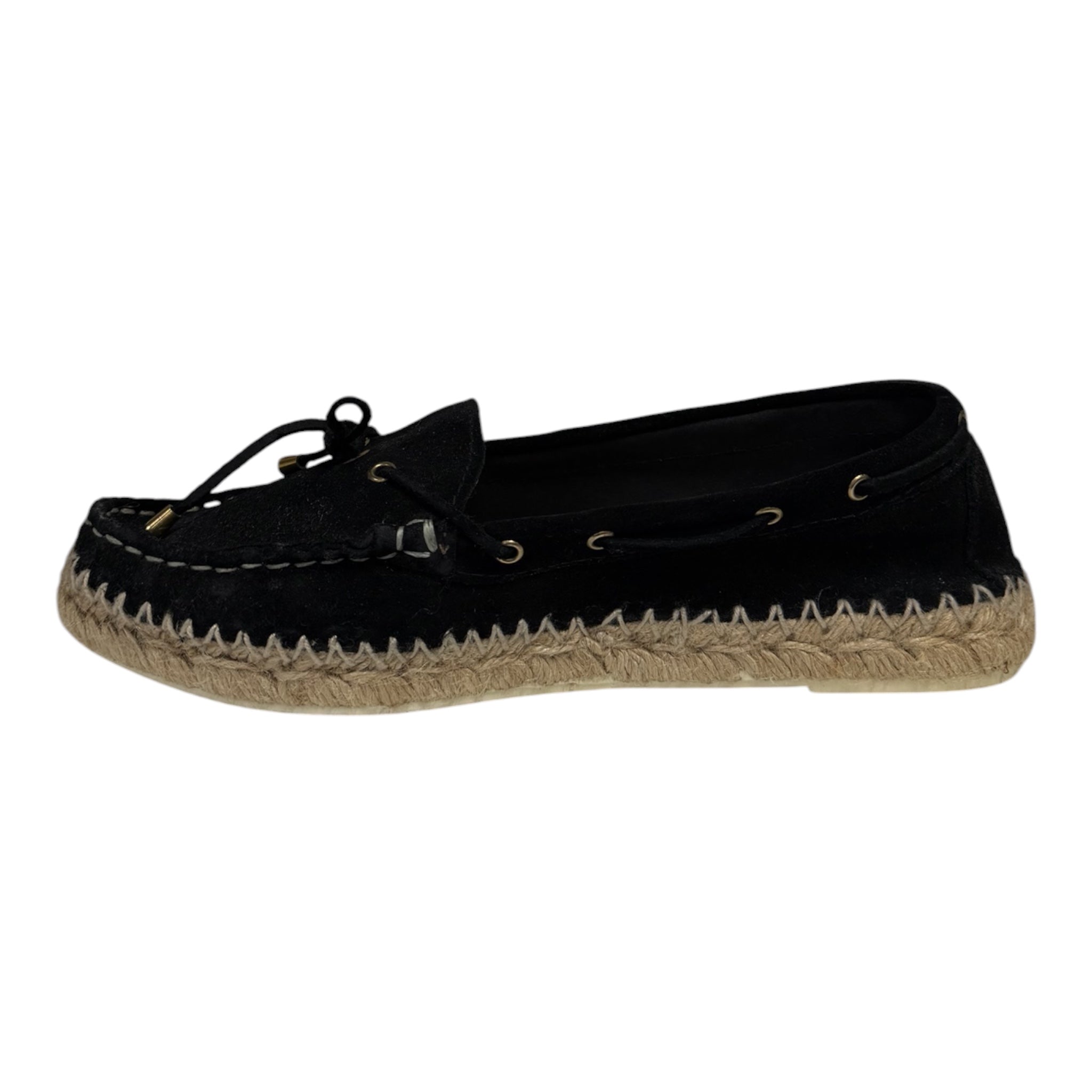 Boat Shoes - Black Suede