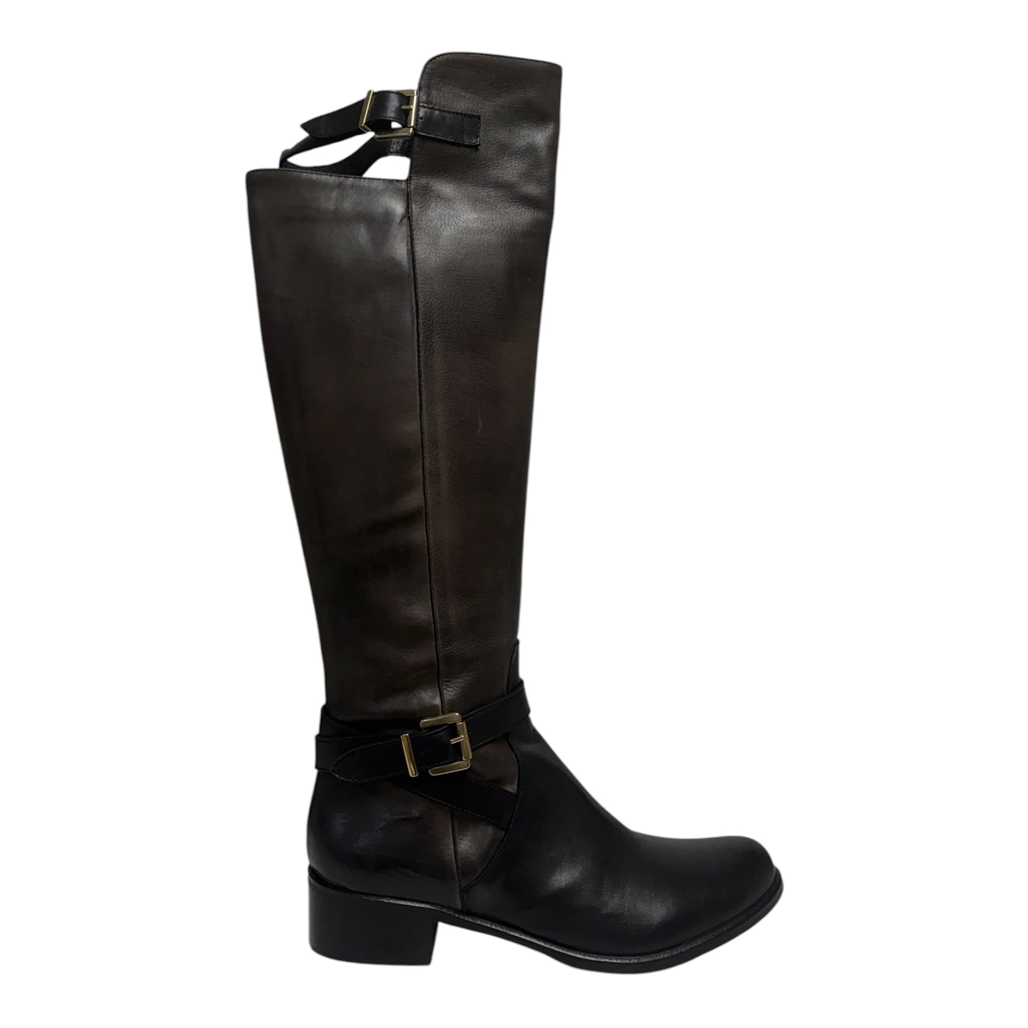 Tuscan Buckle Boots - Dark Taupe