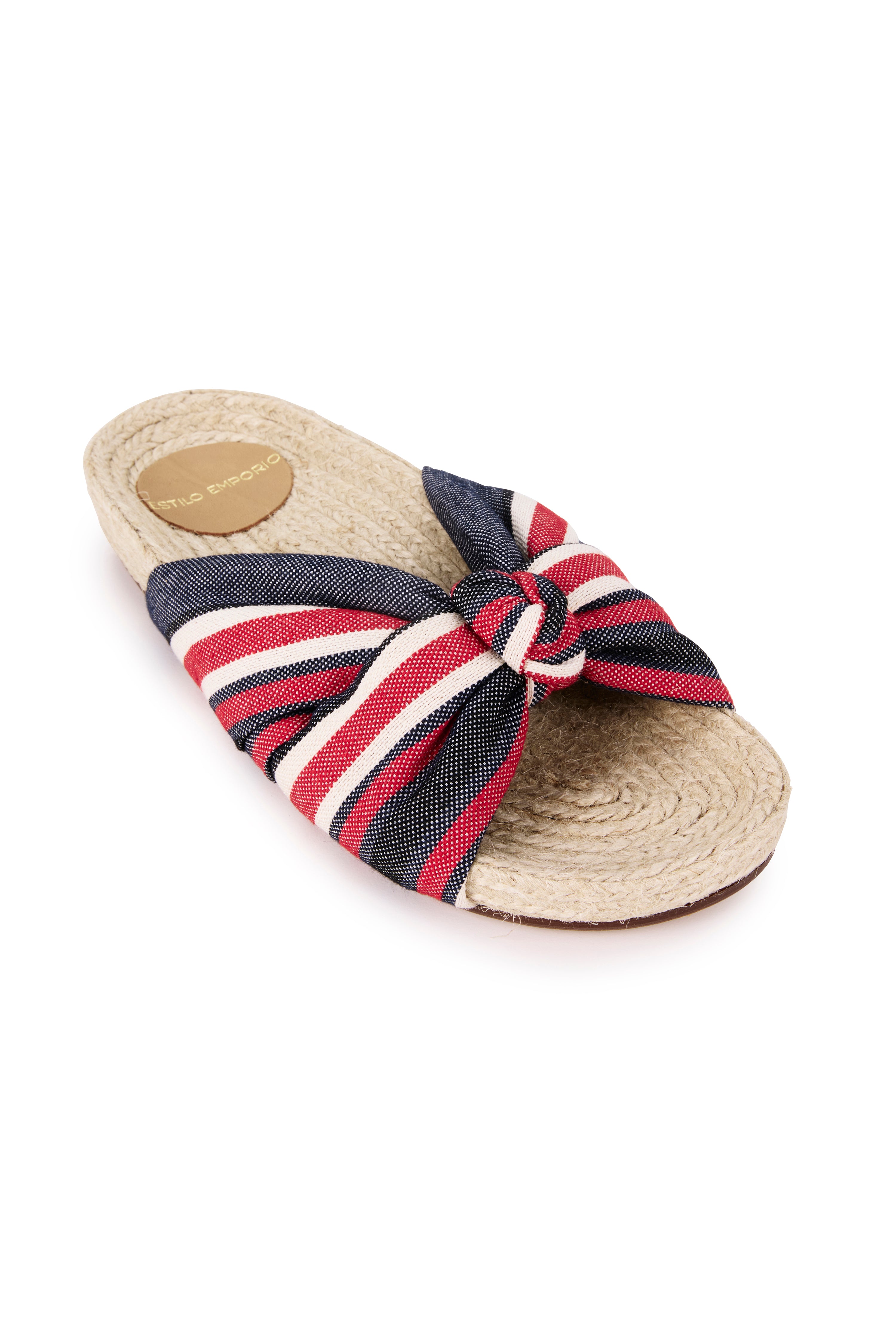 Retrograde Slide - Denim Red Stripe