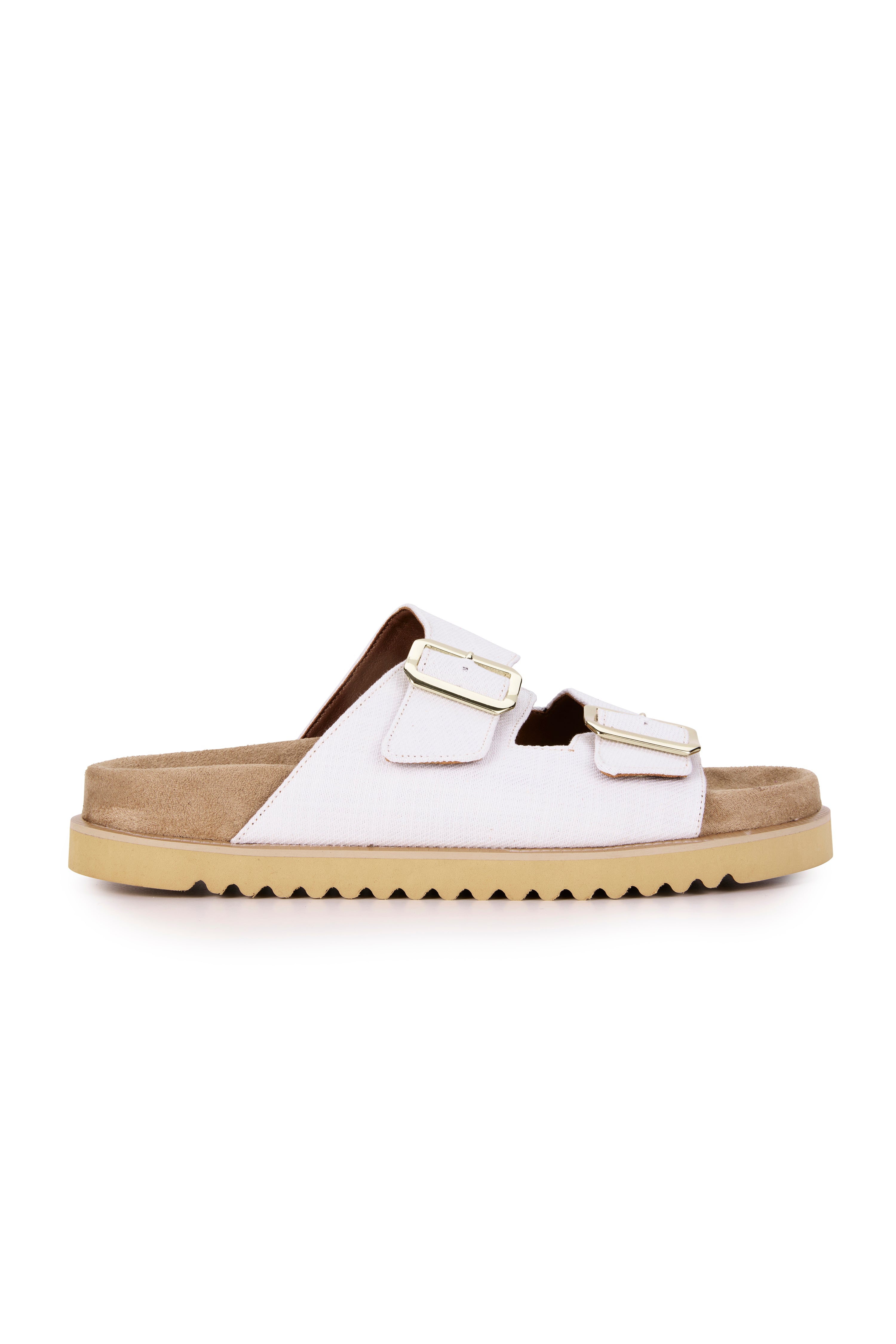 Rio Denim Slide - White Denim- LAST PAIR - Size 38