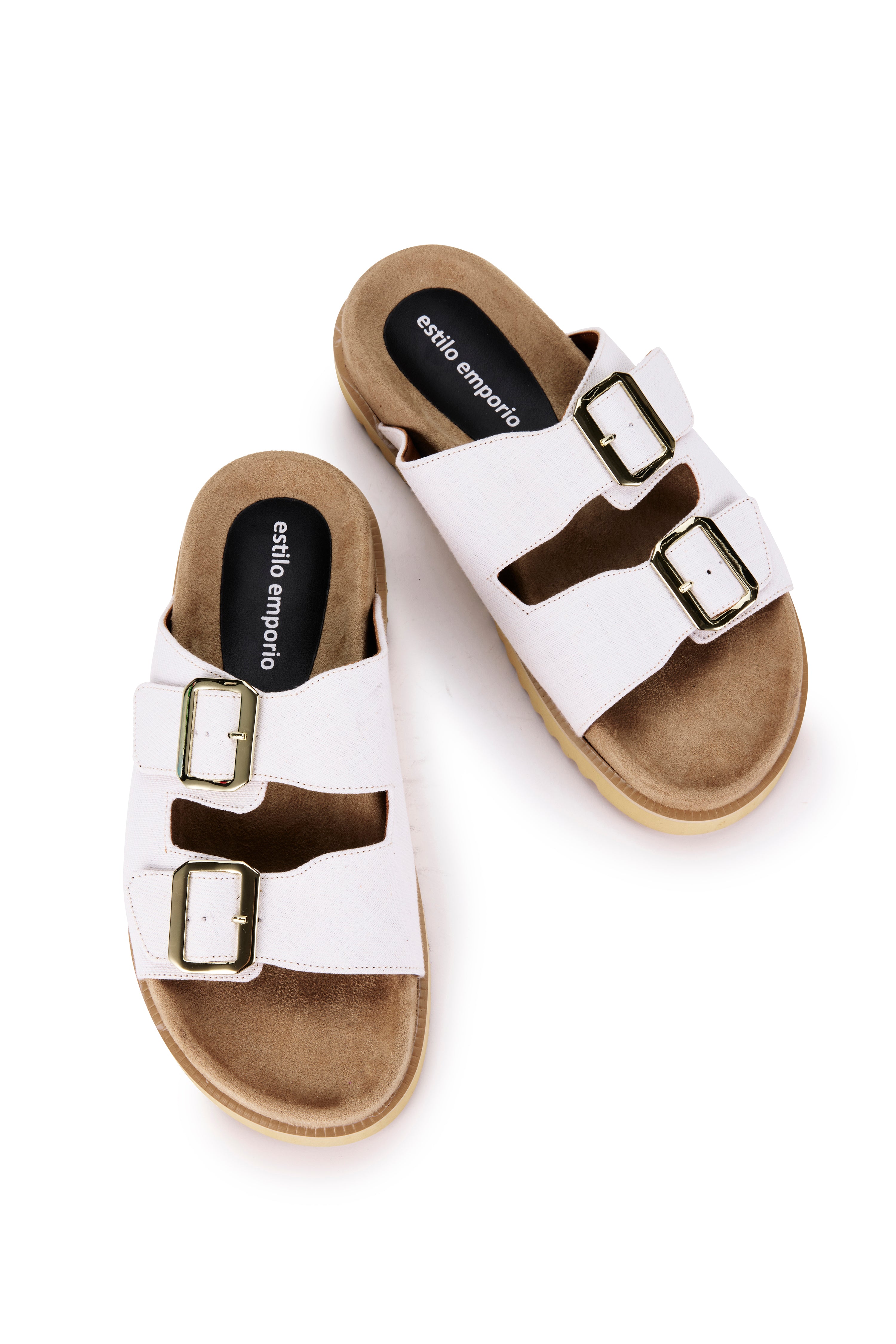 Rio Denim Slide - White Denim- LAST PAIR - Size 38