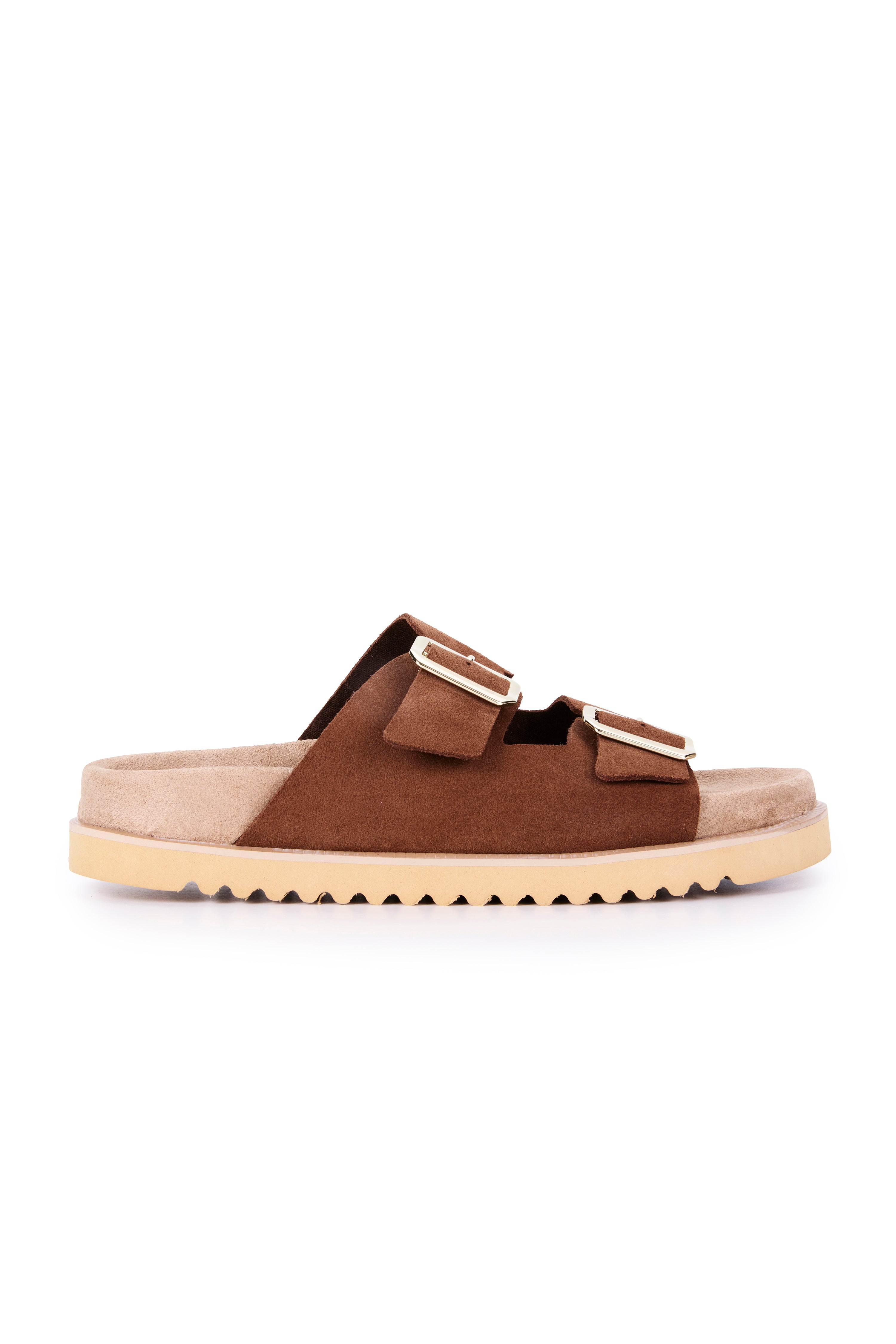 Rio Suede Slide - Tobacco - LAST PAIR - Size 38