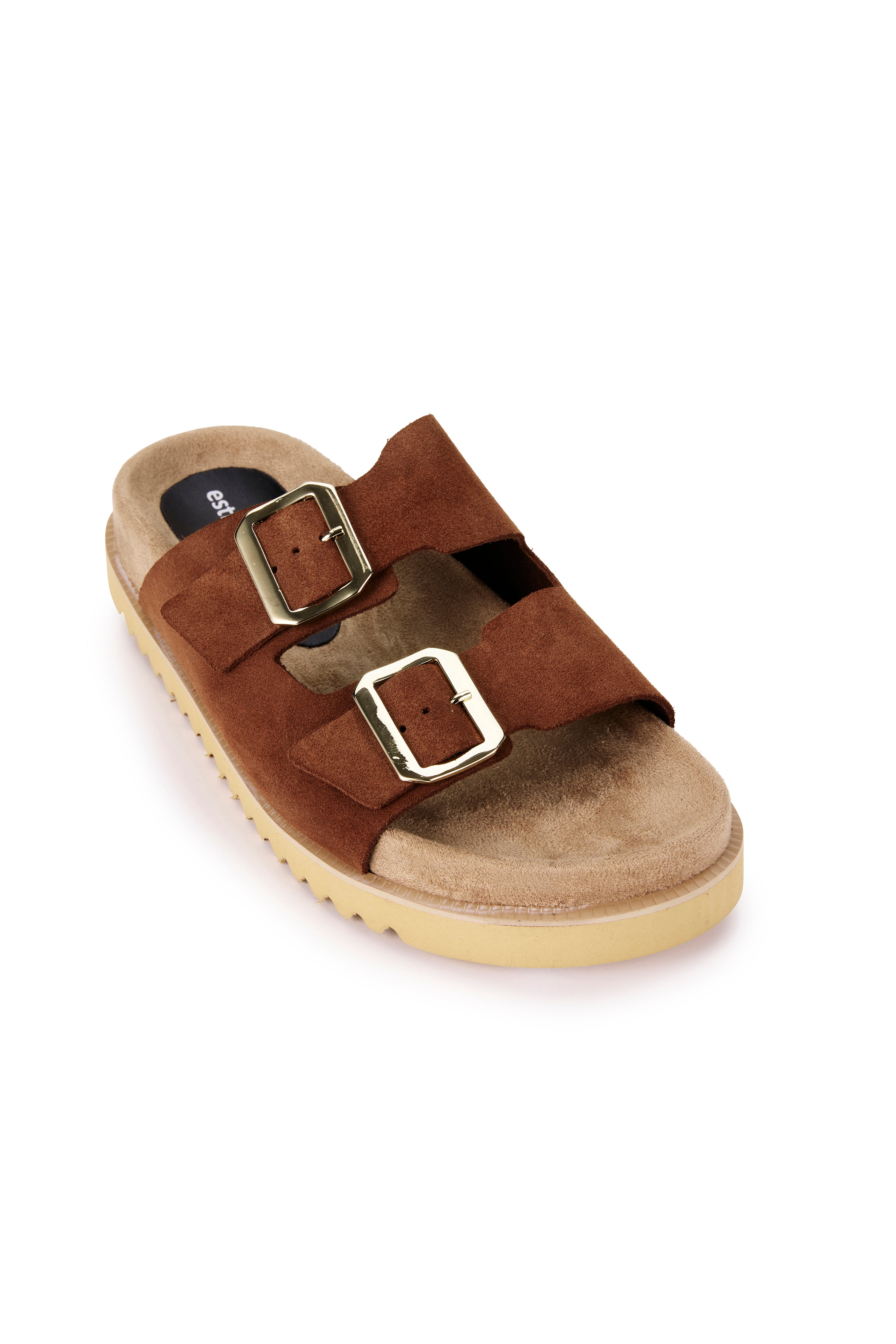 Rio Suede Slide - Tobacco - LAST PAIR - Size 38