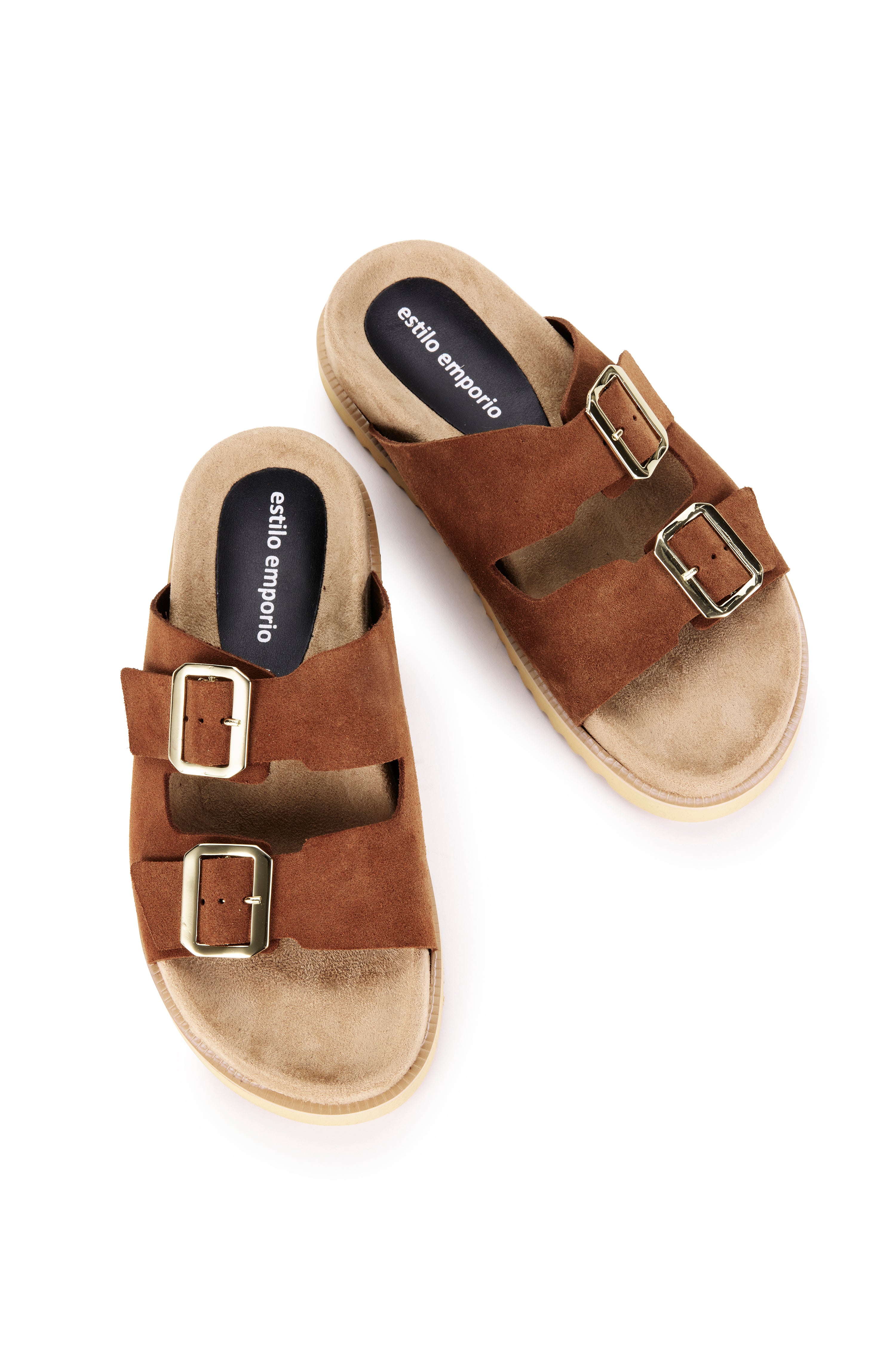 Rio Suede Slide - Tobacco - LAST PAIR - Size 38