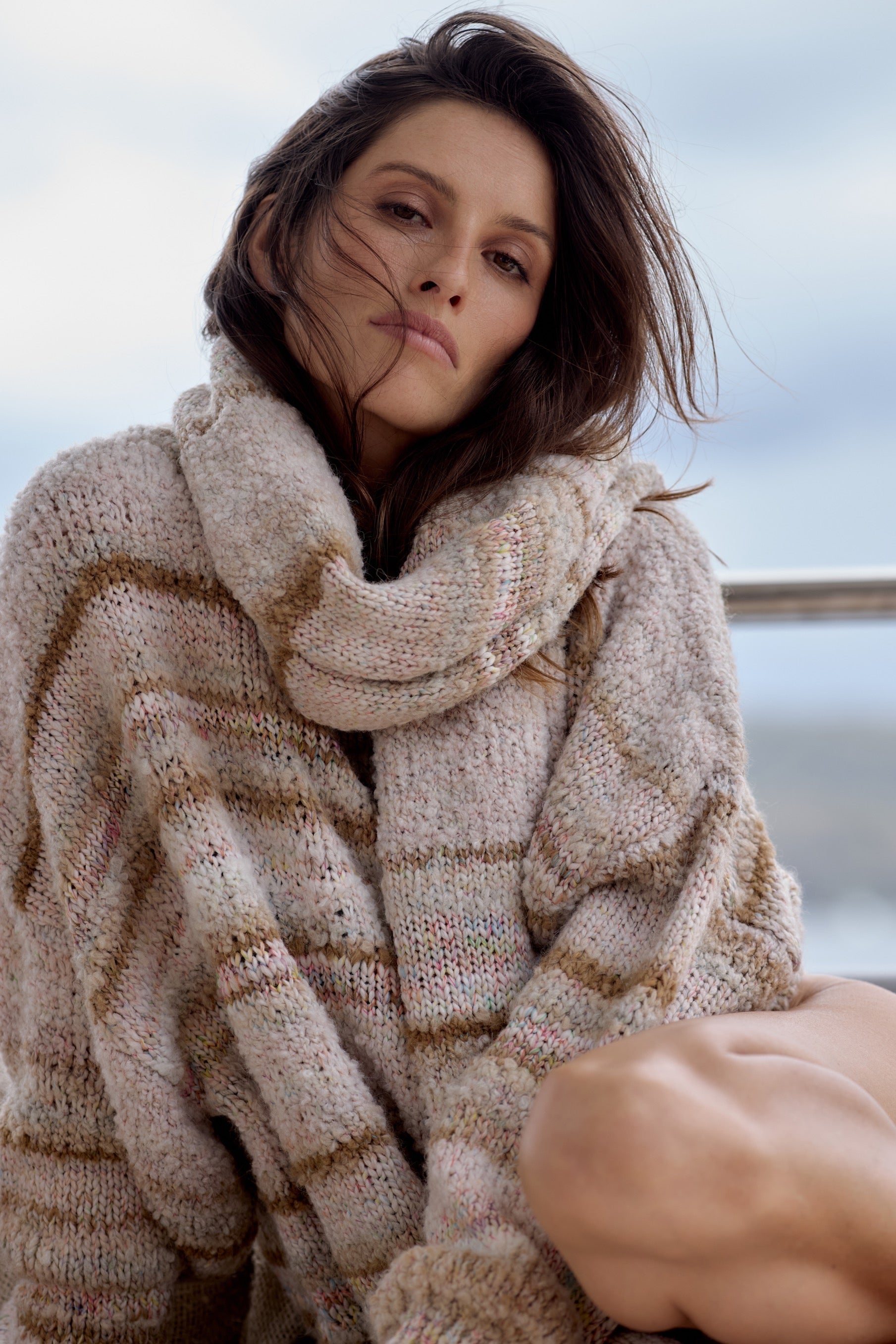 Zephyr Scarf - Stone Multi