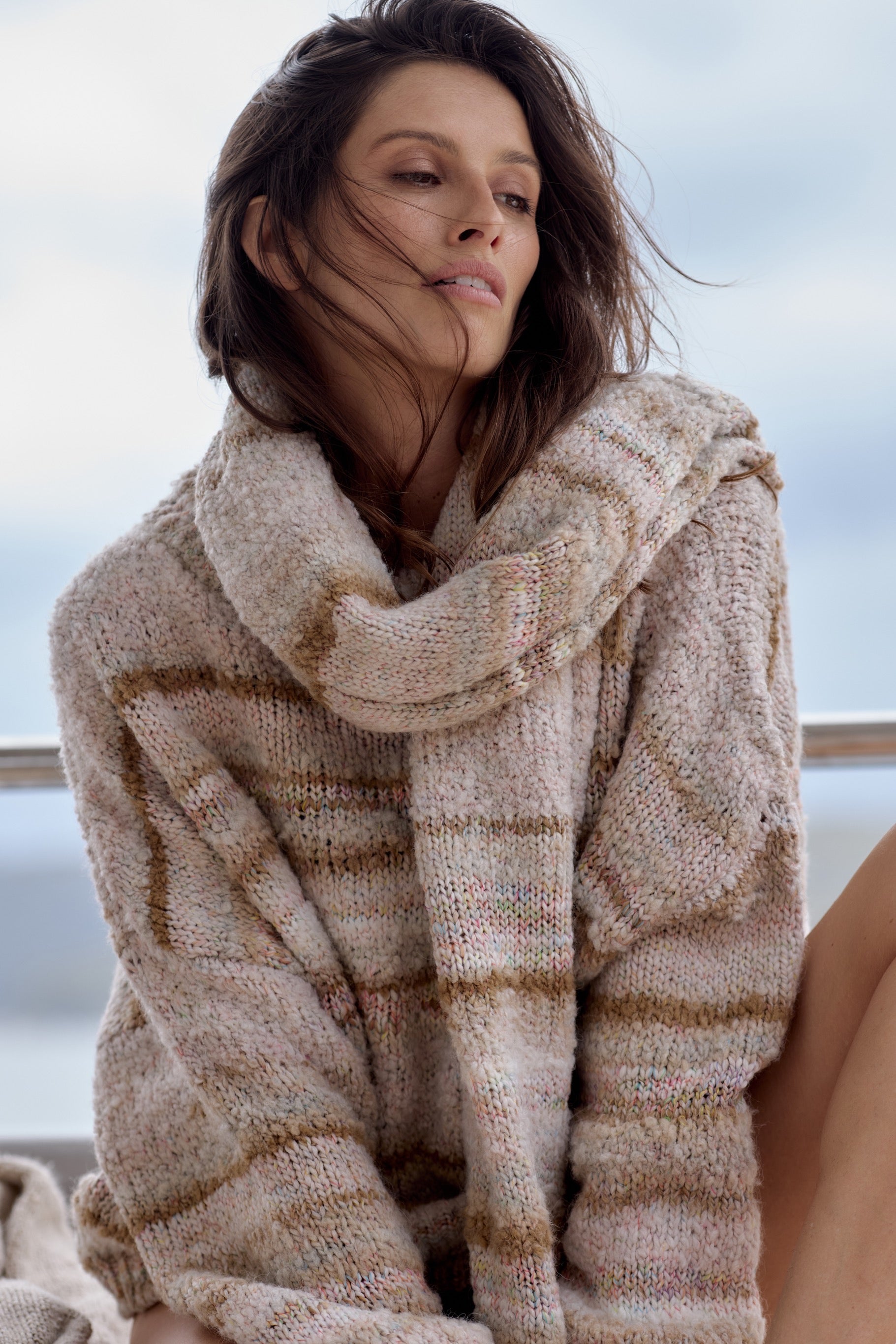 Zephyr Scarf - Stone Multi