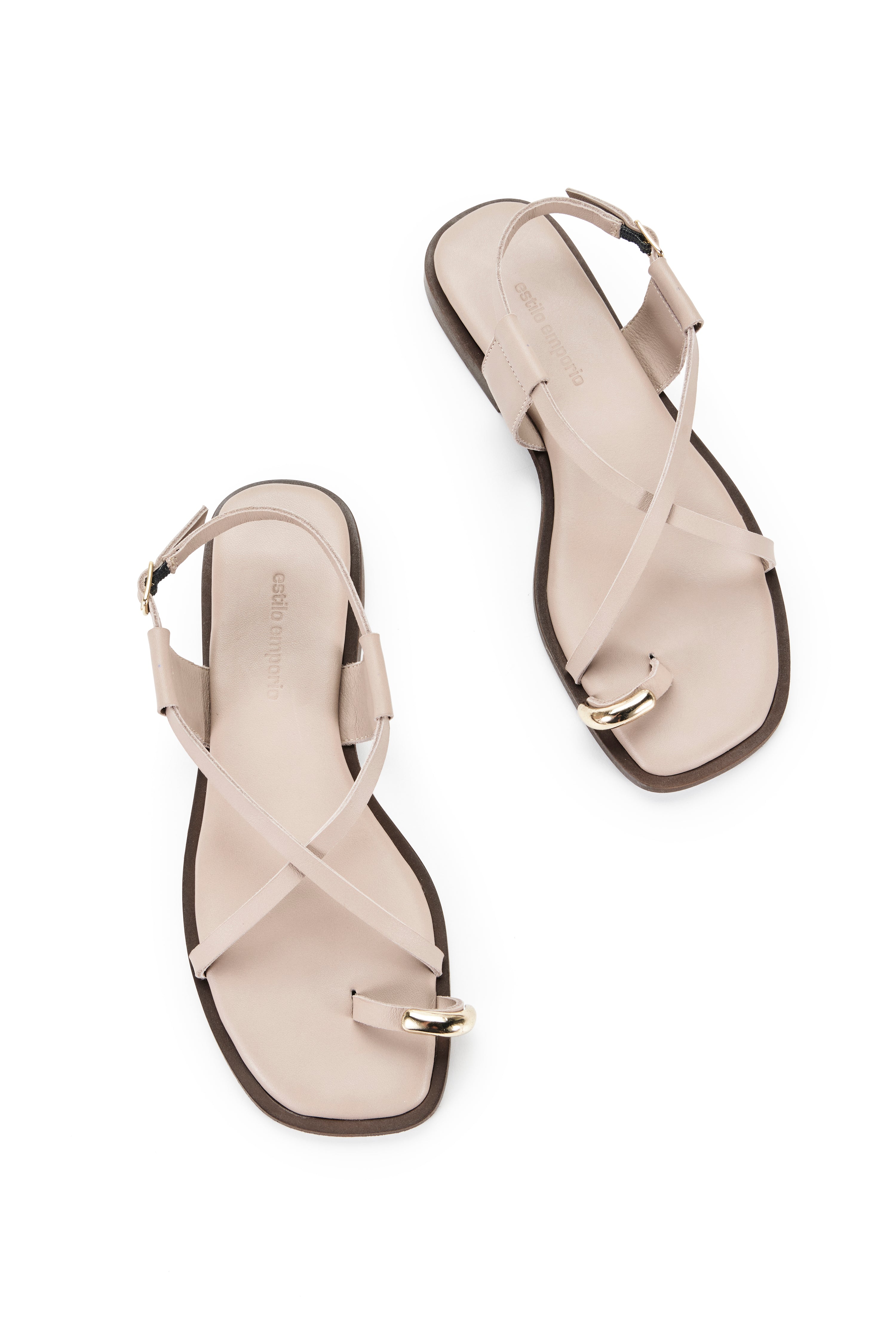 Delta Sandal - Taupe