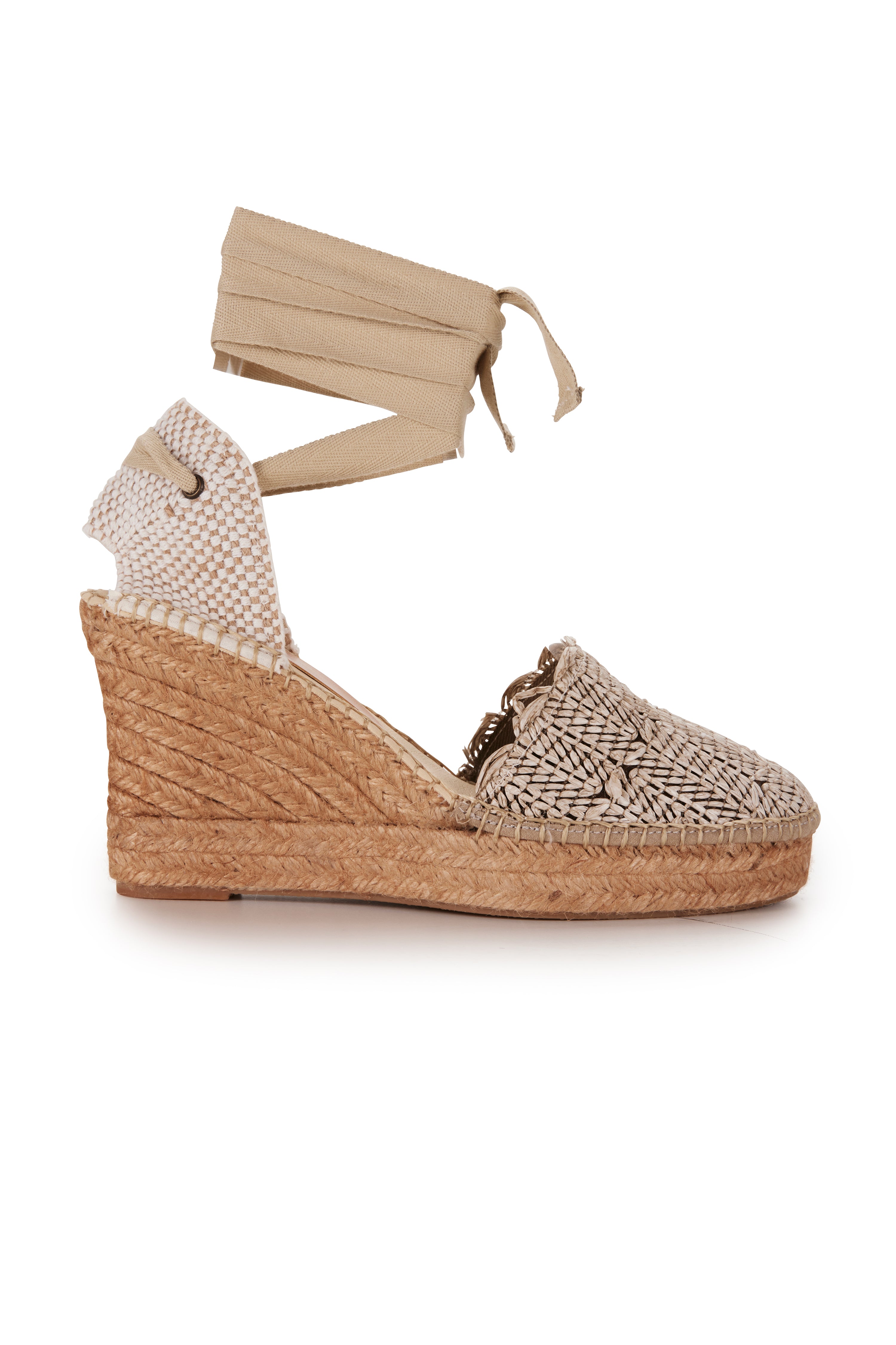 Purl Espadrille Wedge - Natural
