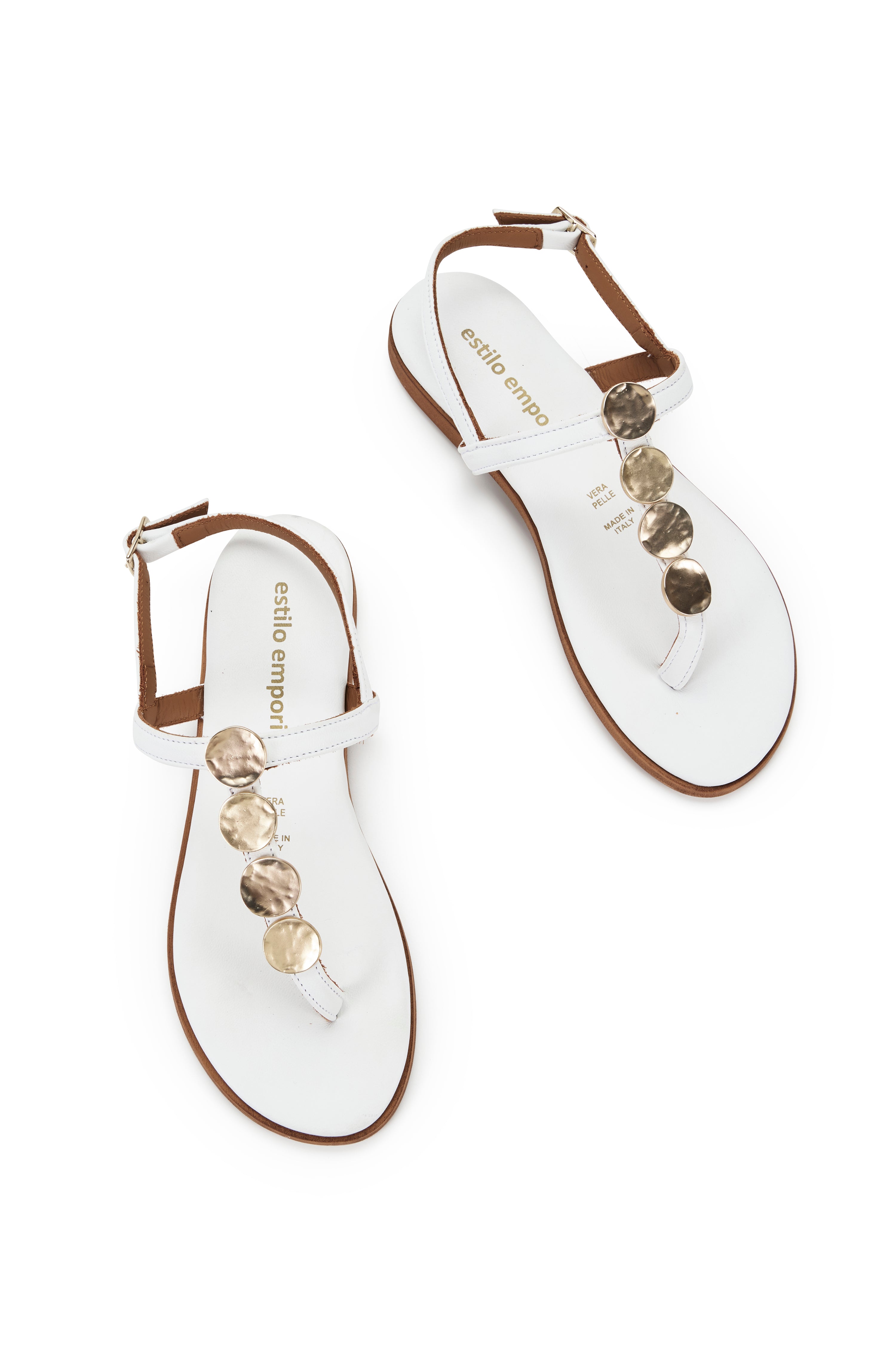 Athena Sandal - White