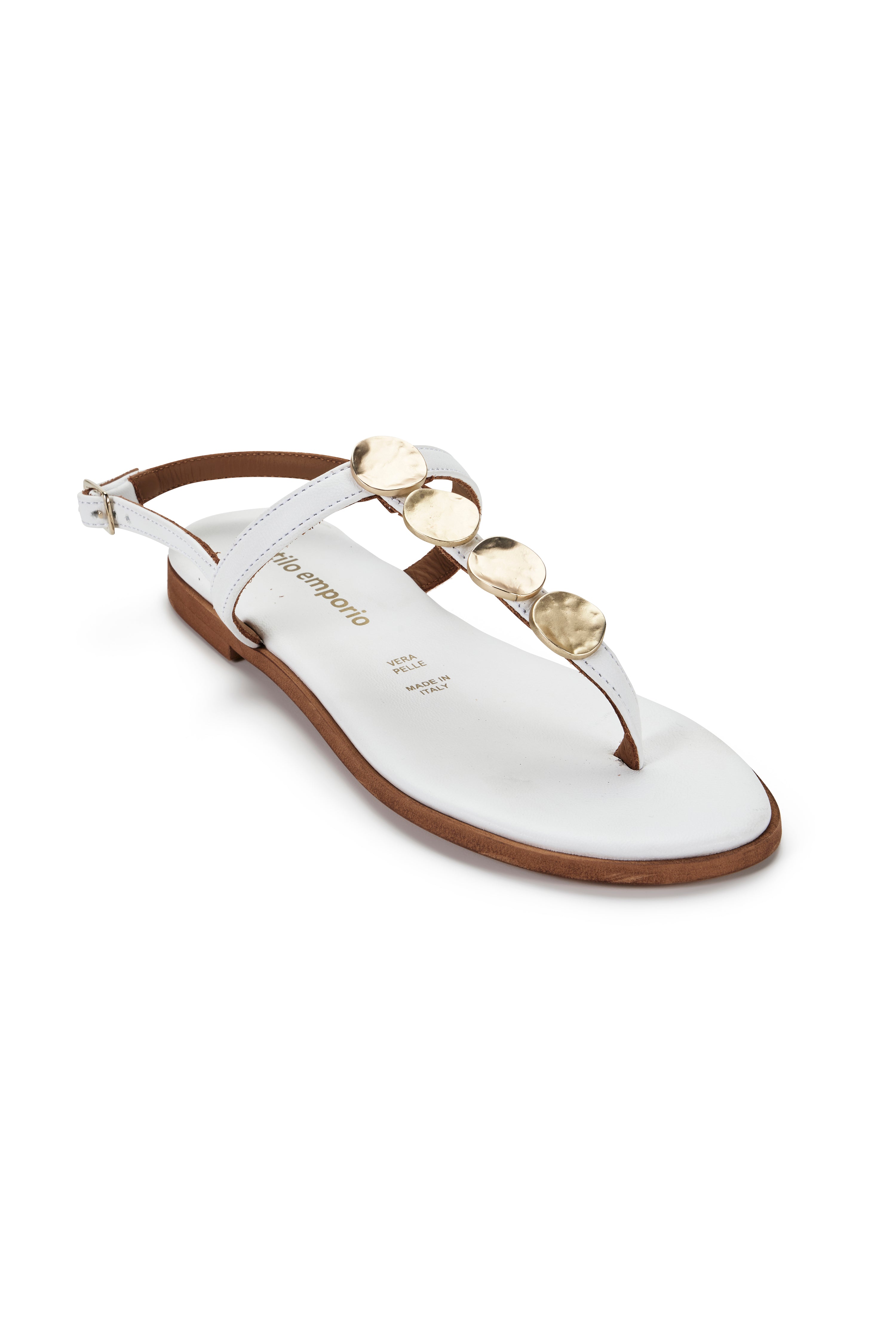 Athena Sandal - White