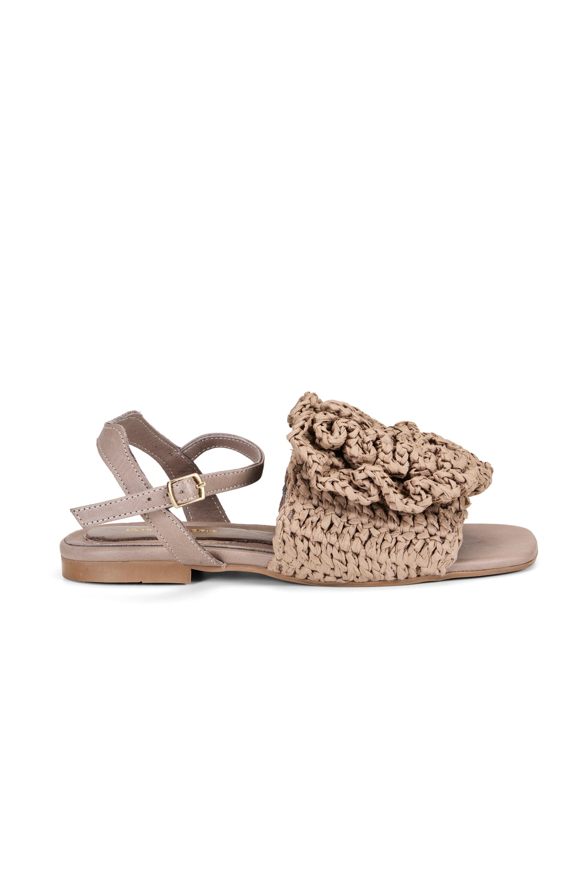 Anthea Raffia Sandal - Taupe