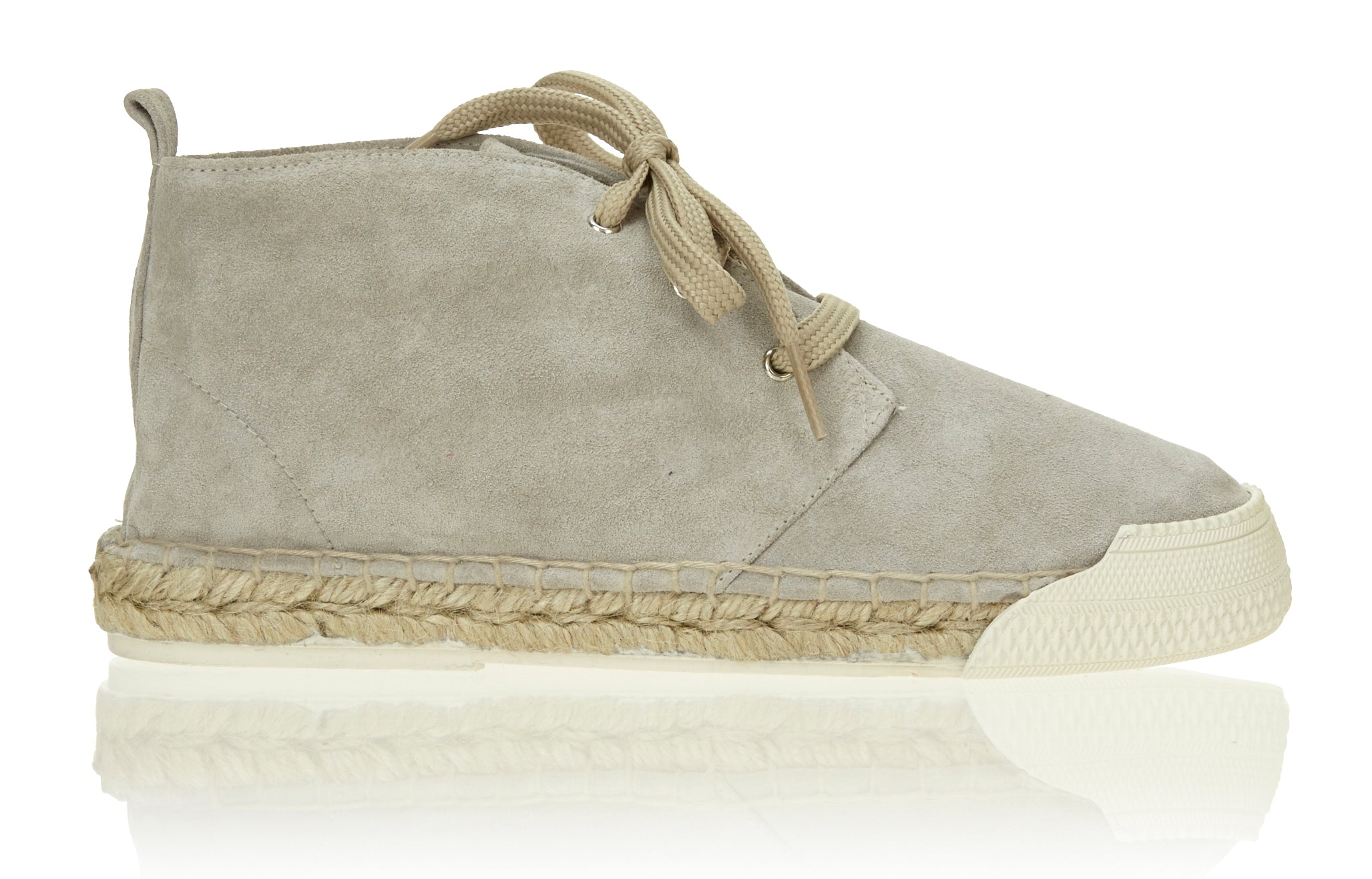 Suede Epadrille Sneaker - Grey