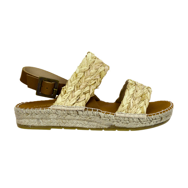 Sandy Bandage Sandal - Natural/Tan - Sample Size 37