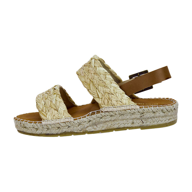 Sandy Bandage Sandal - Natural/Tan - Sample Size 37