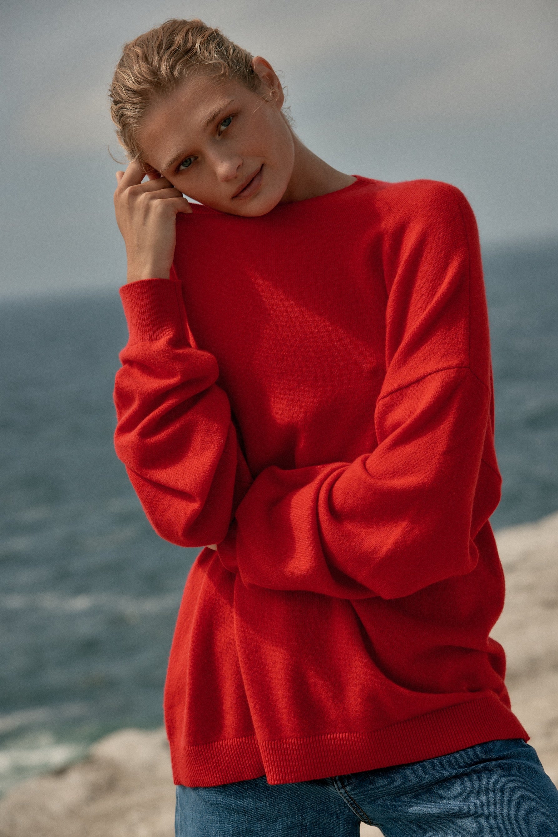 Tavi Cashmere Sweater - Red