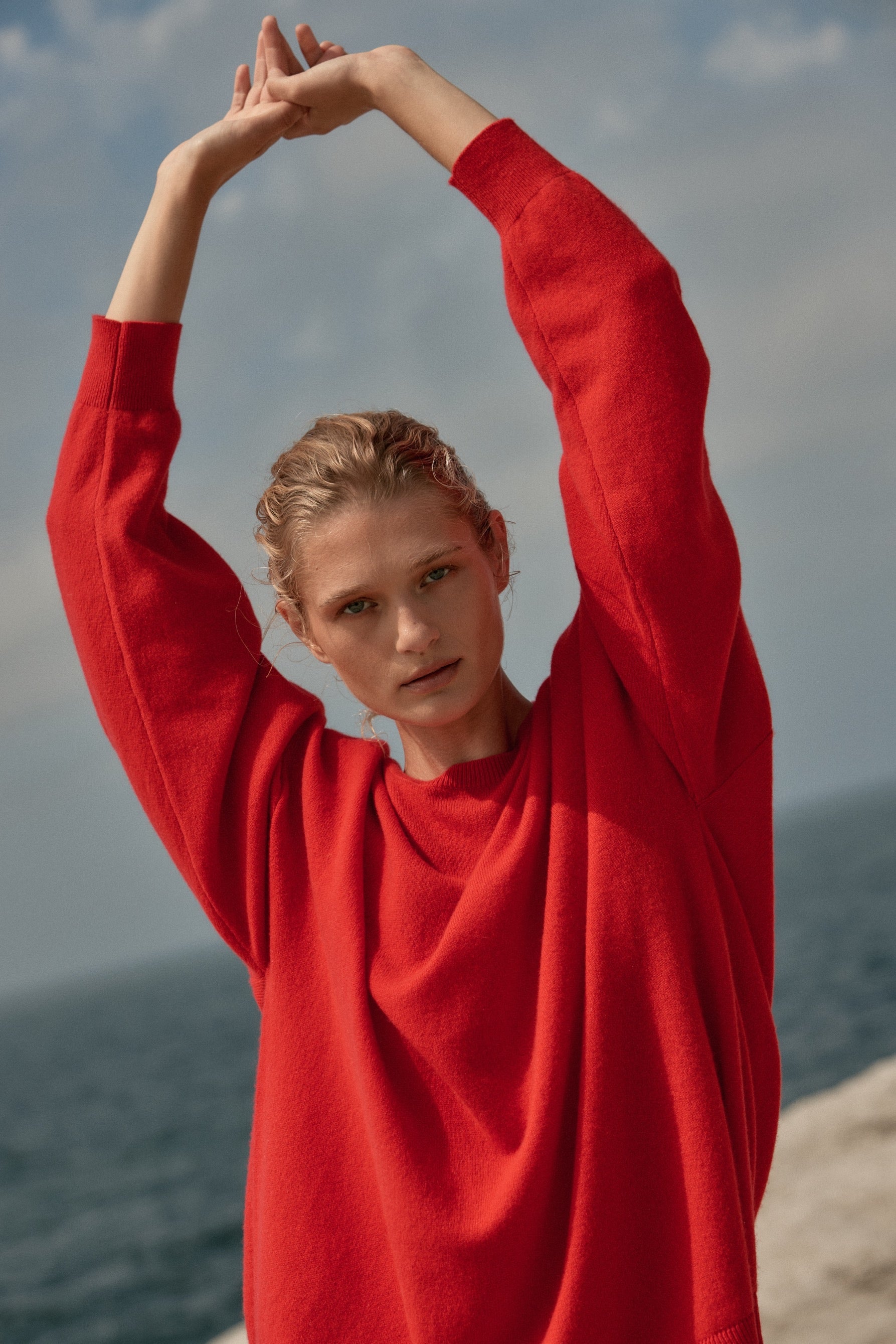 Tavi Cashmere Sweater - Red