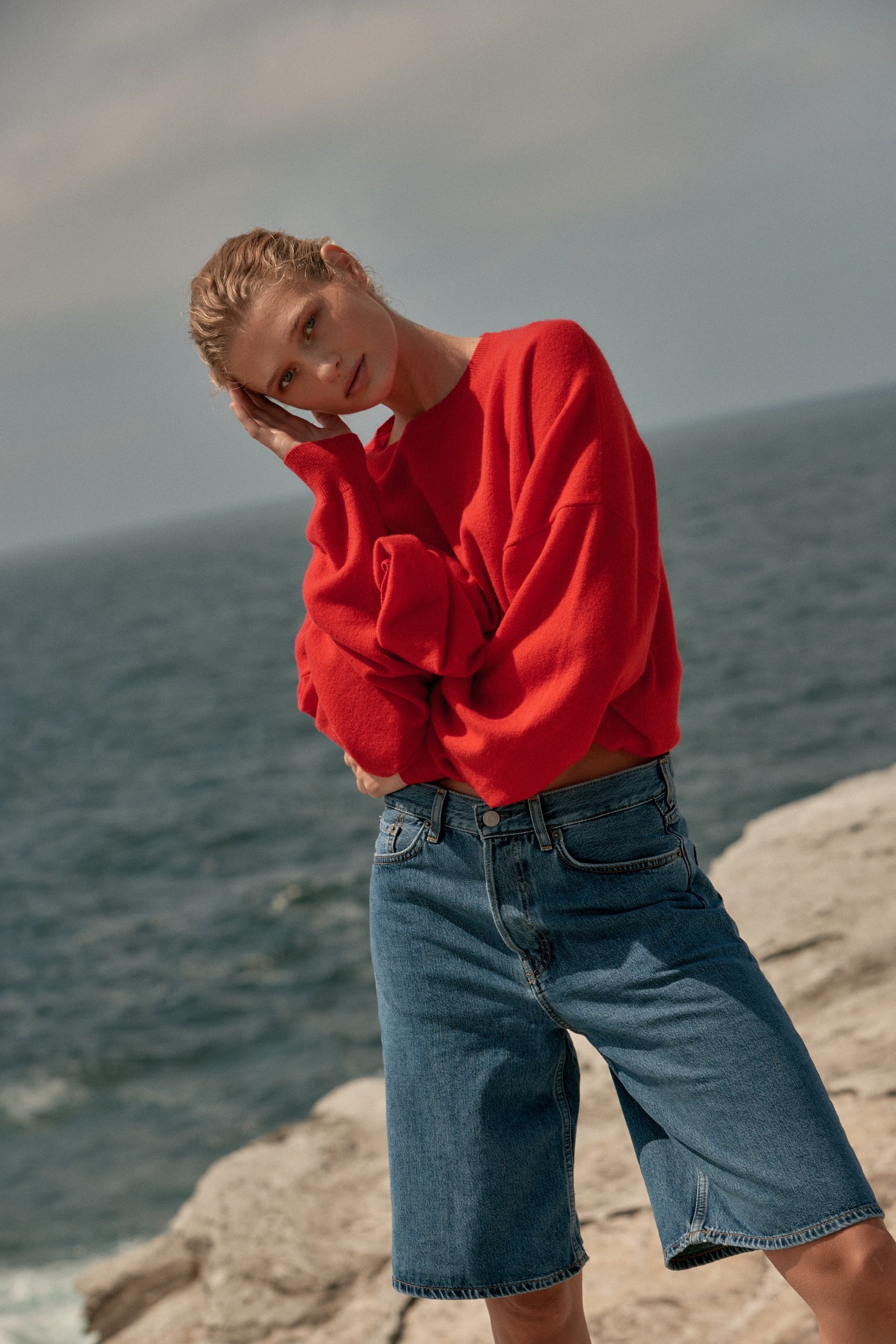 Tavi Cashmere Sweater - Red